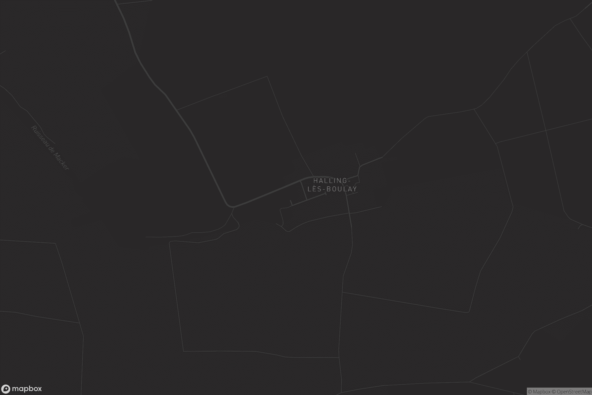 Carte de Halling-lès-Boulay