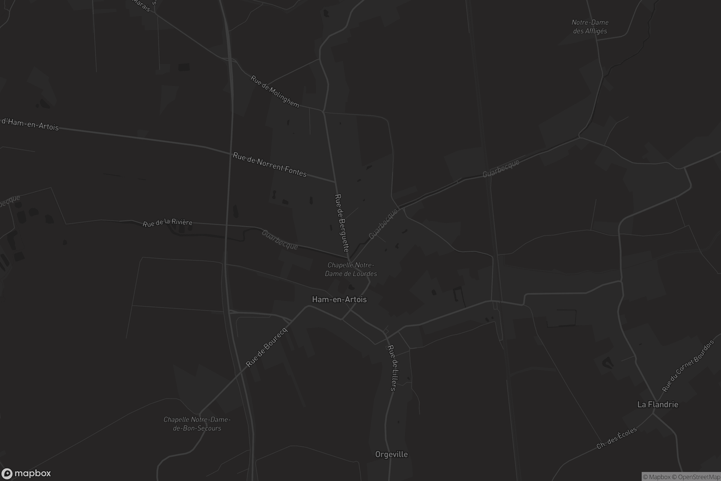 Carte de Ham-en-Artois