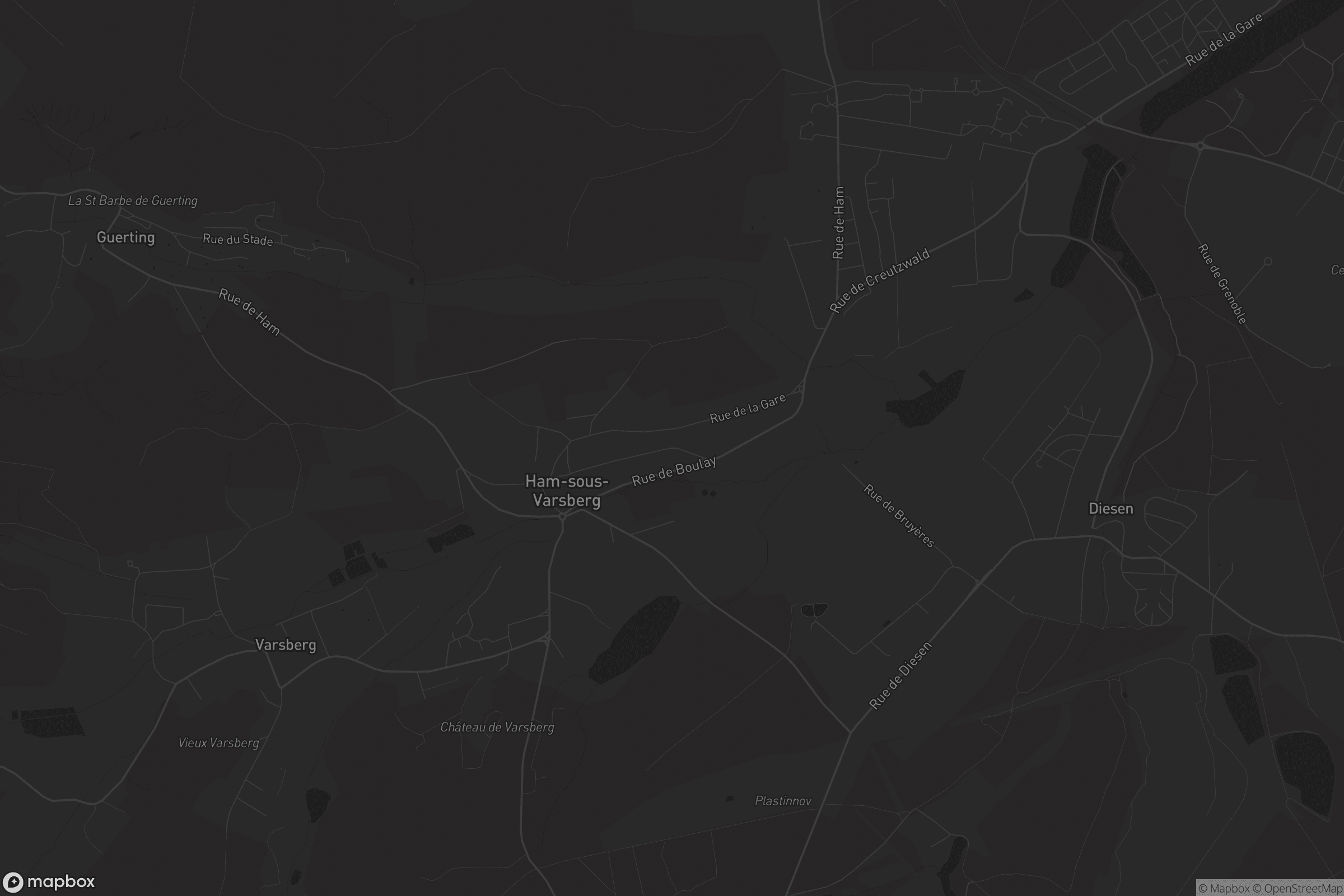 Carte de Ham-sous-Varsberg