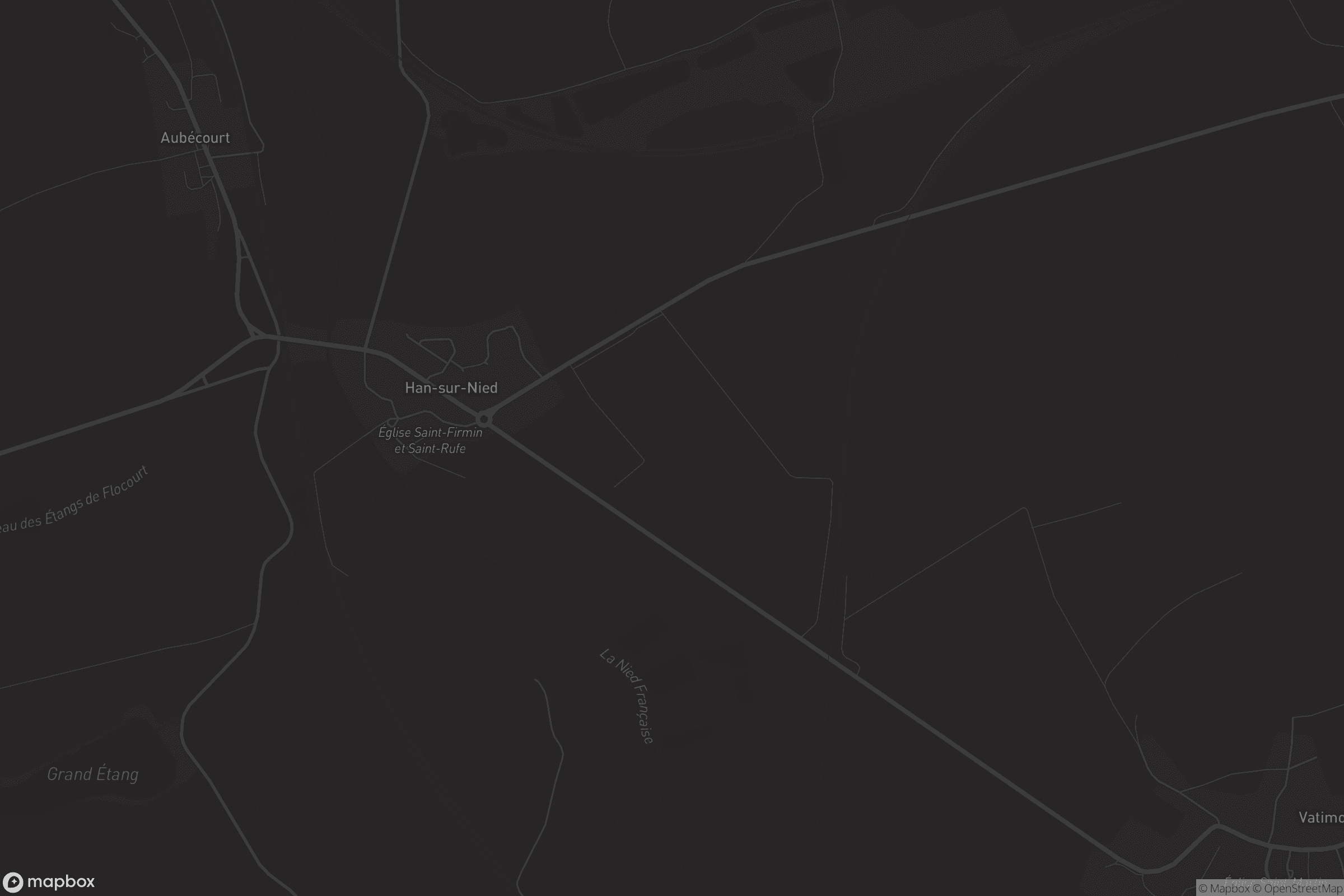 Carte de Han-sur-Nied