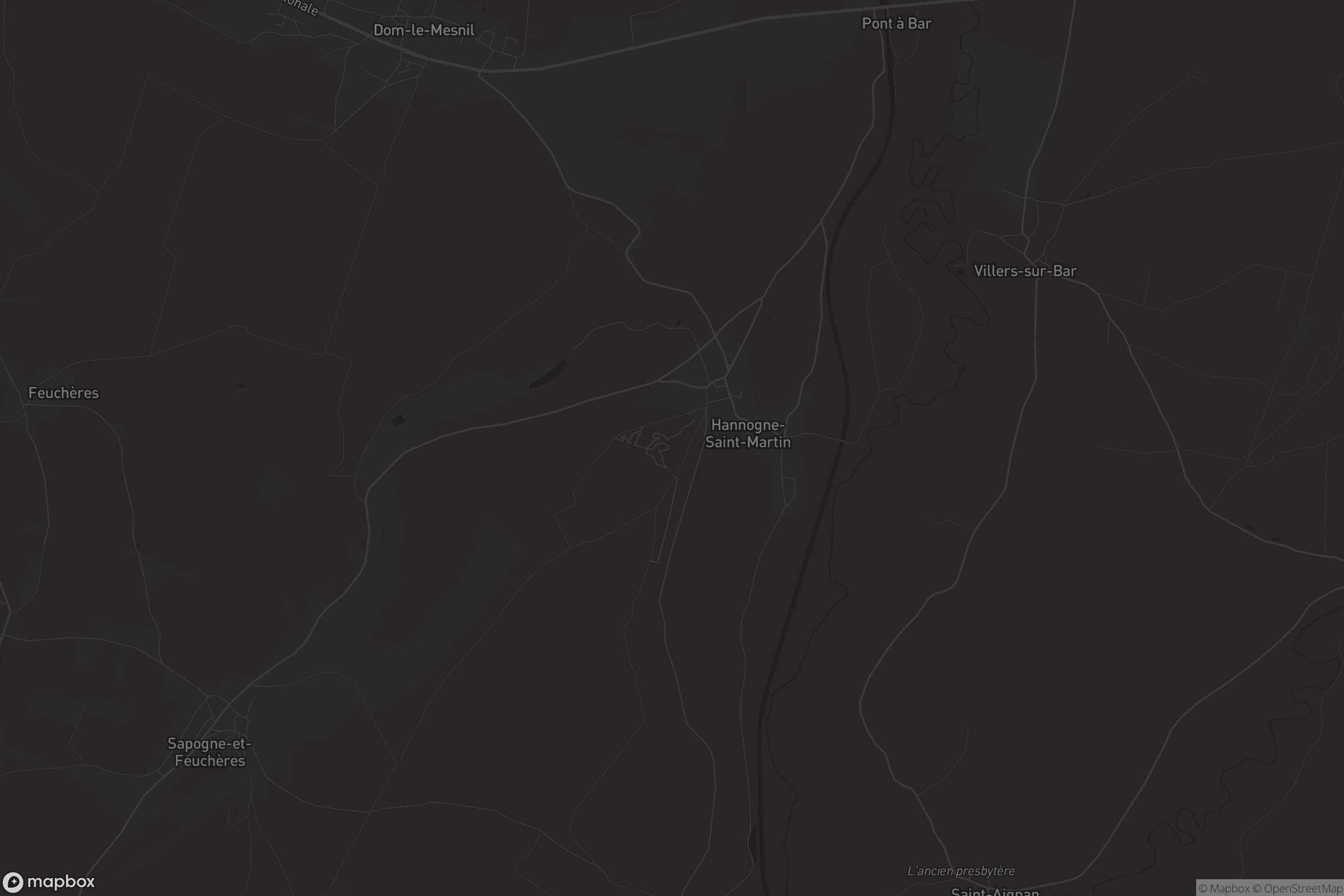 Carte de Hannogne-Saint-Martin