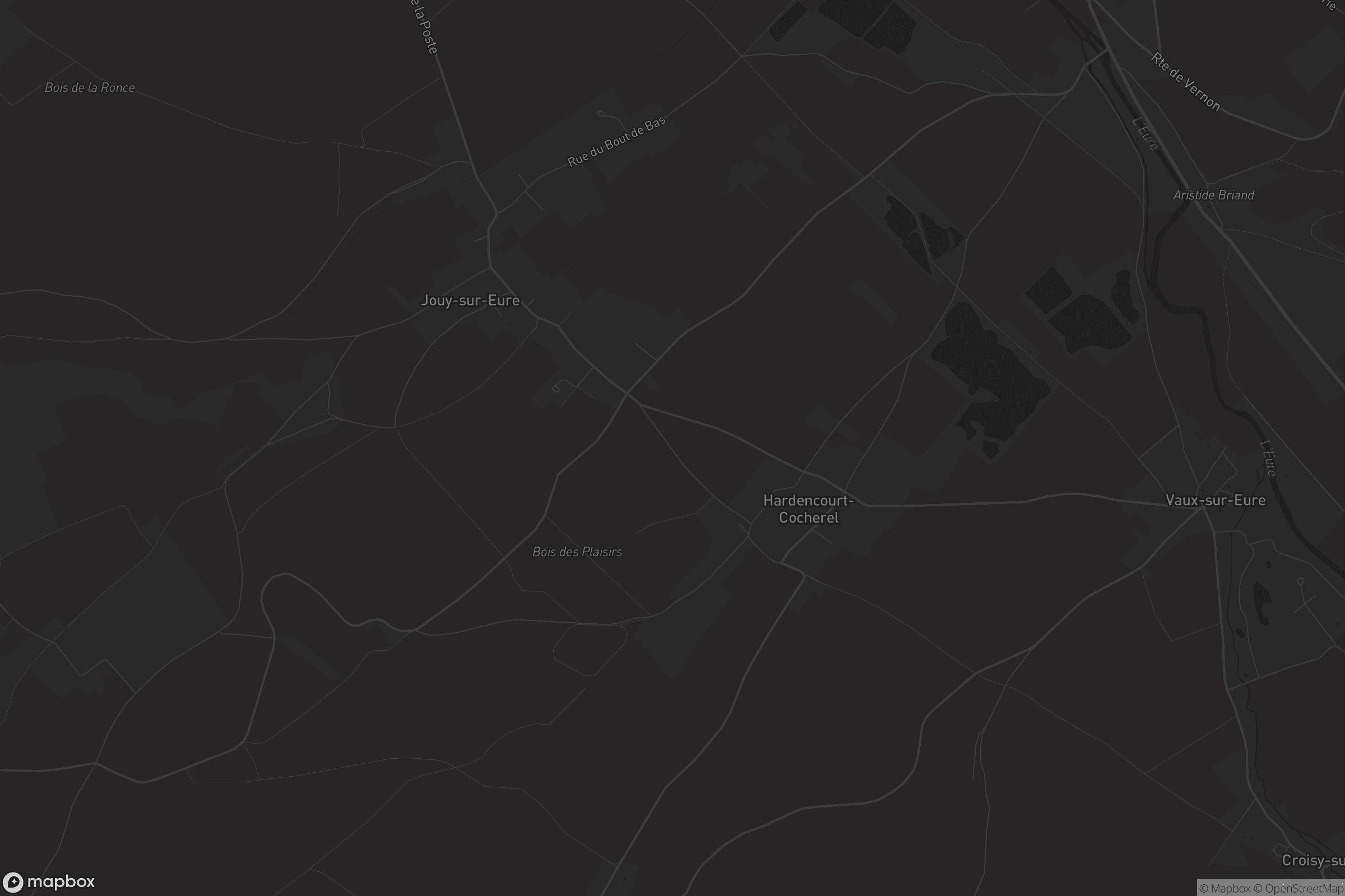 Carte de Hardencourt-Cocherel