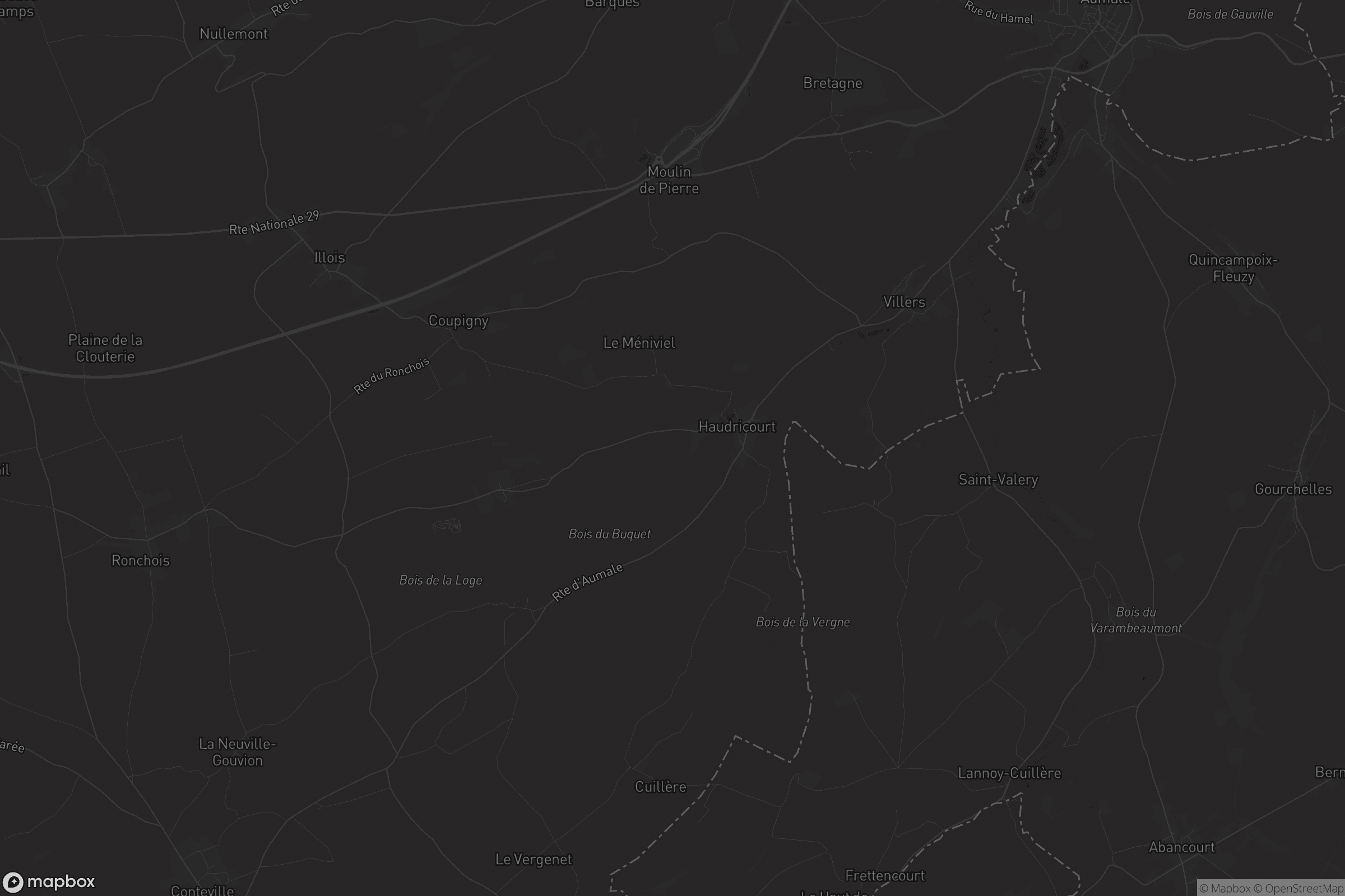 Carte de Haudricourt