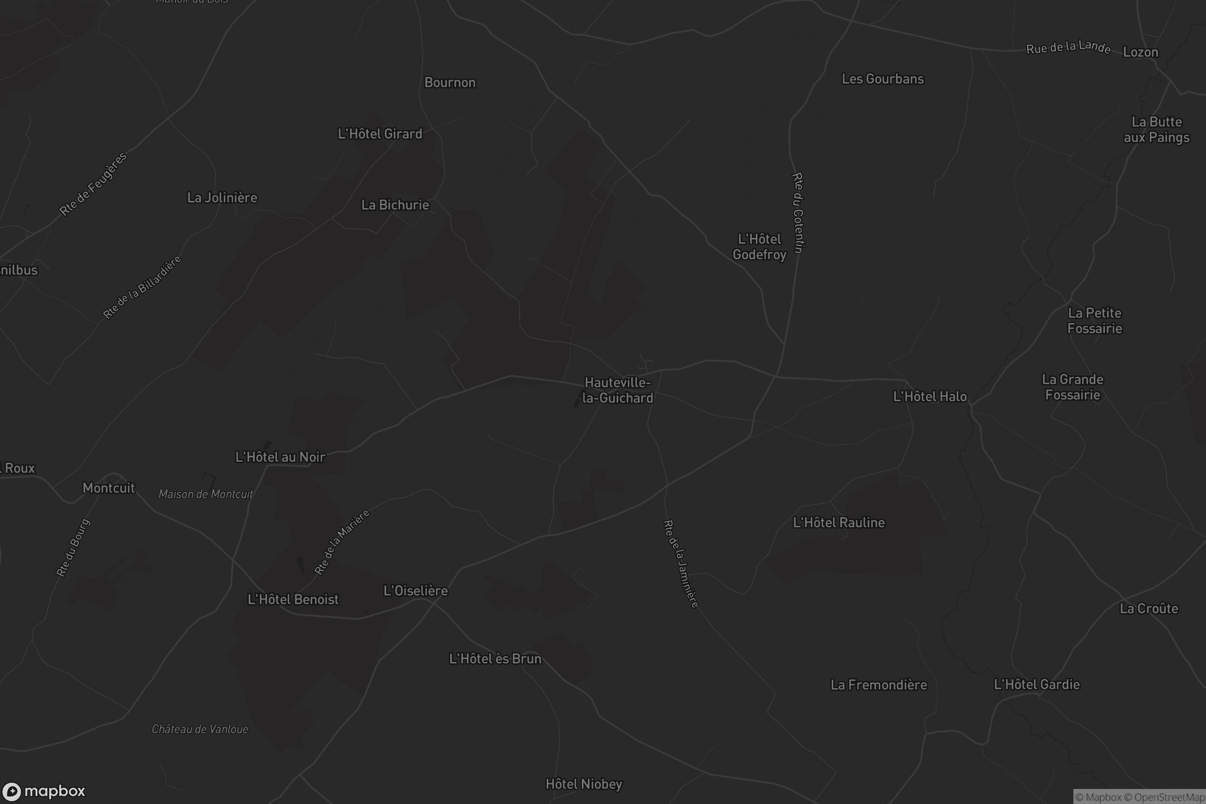 Carte de Hauteville-la-Guichard