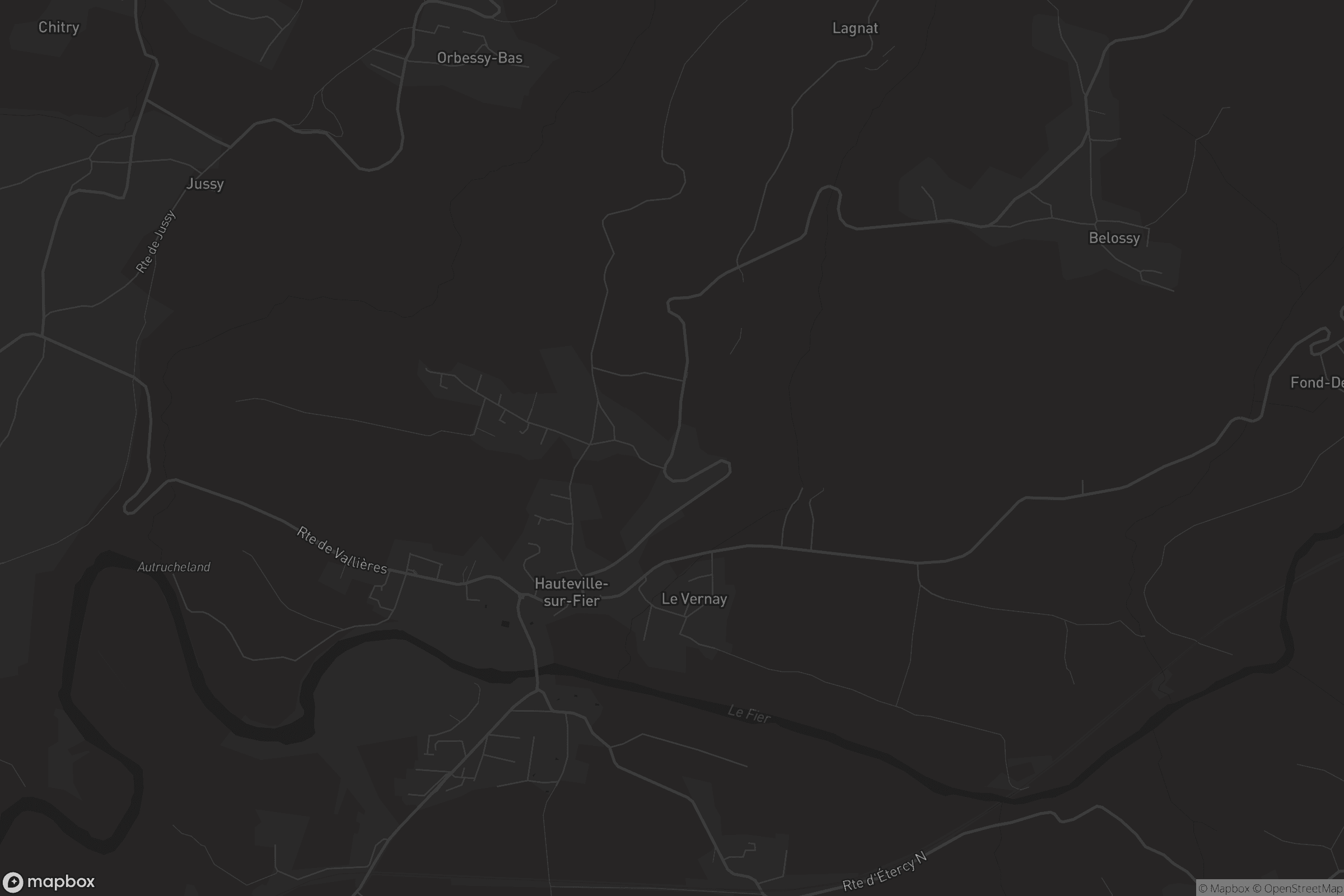 Carte de Hauteville-sur-Fier