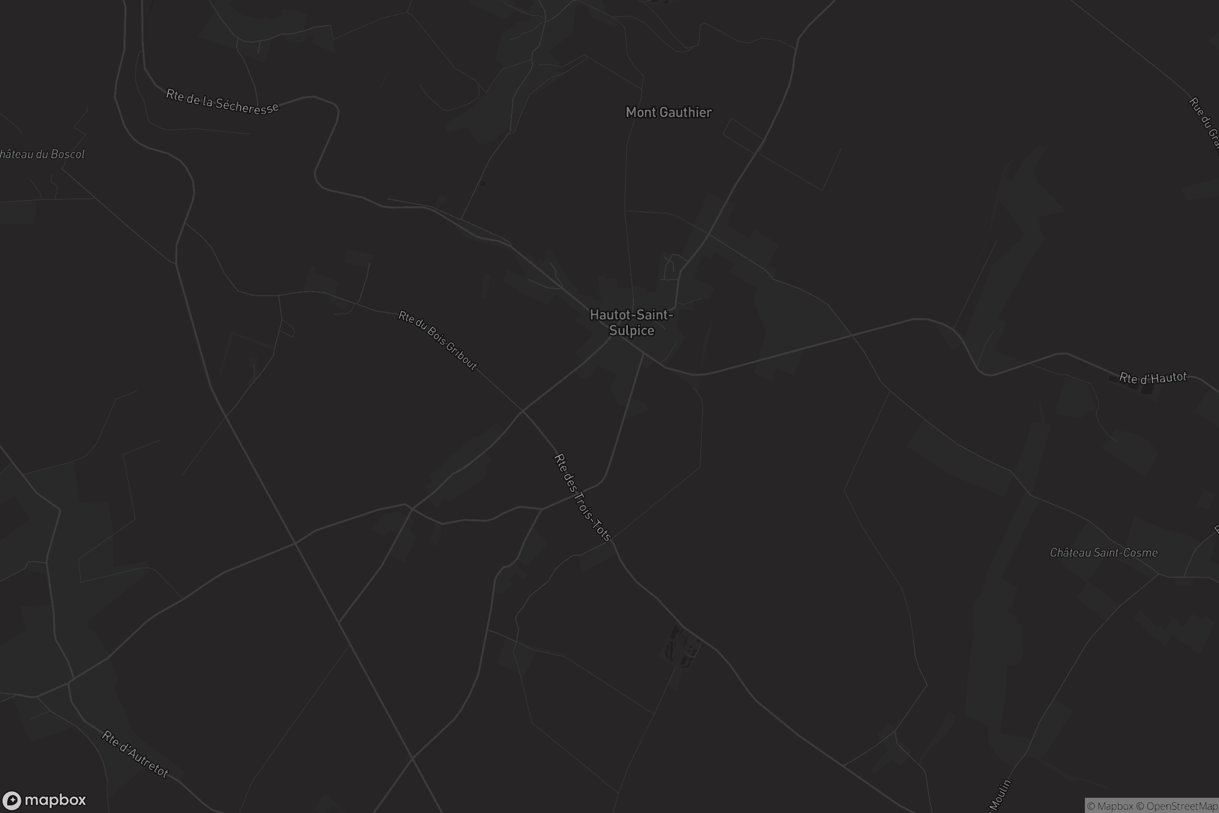 Carte de Hautot-Saint-Sulpice