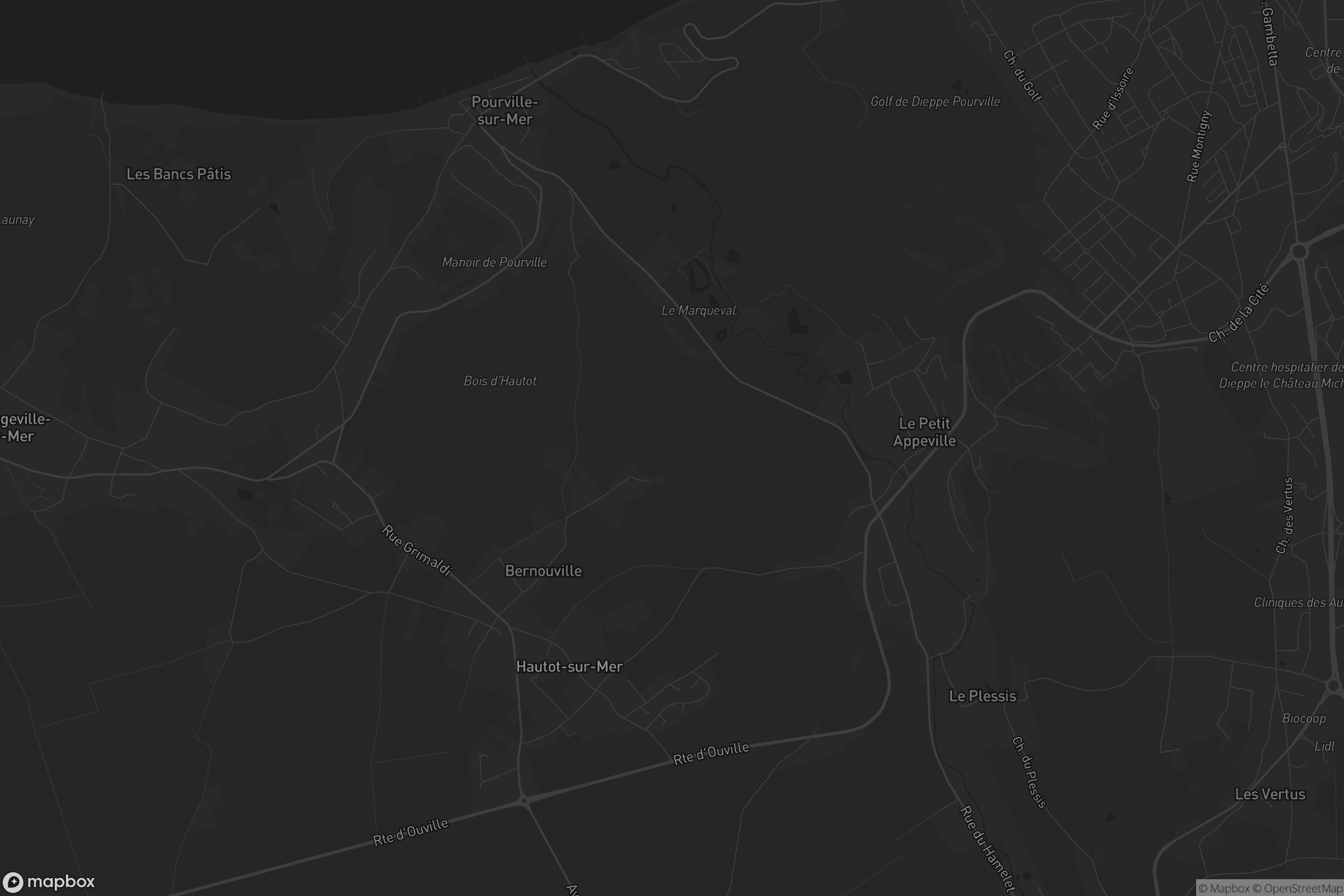 Carte de Hautot-sur-Mer