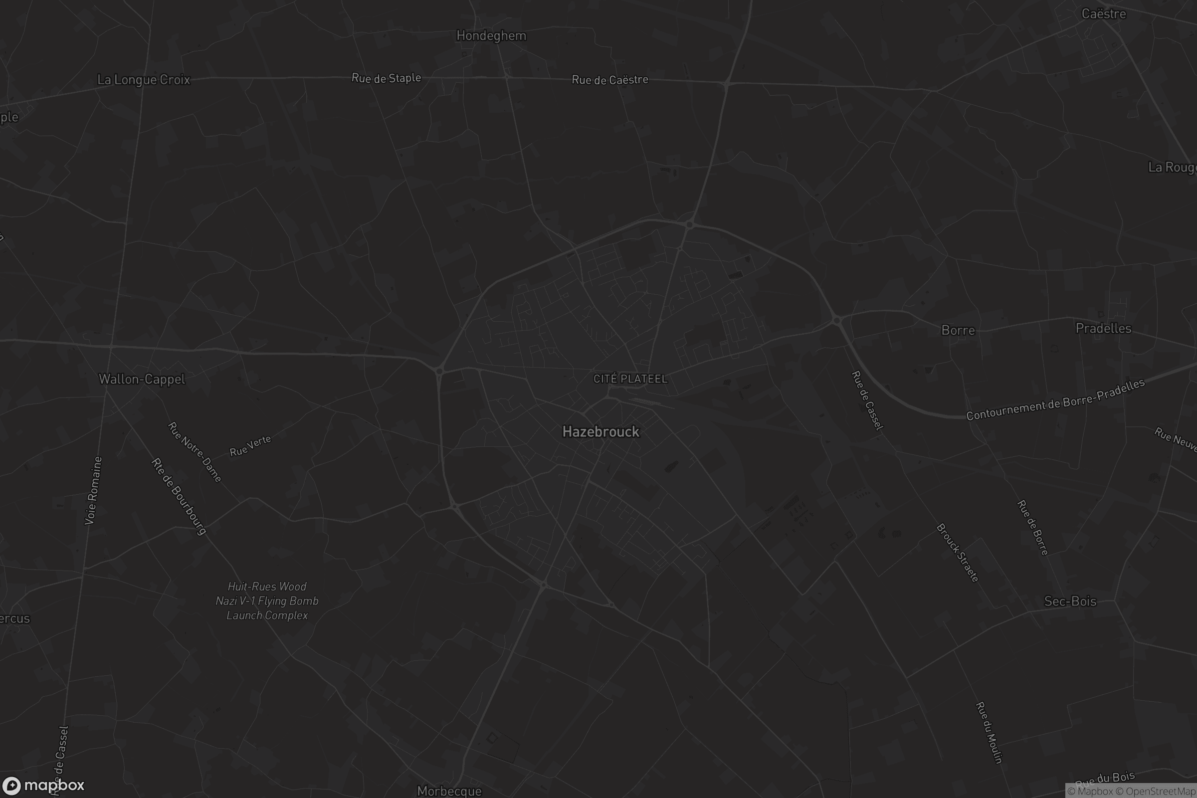 Carte de Hazebrouck