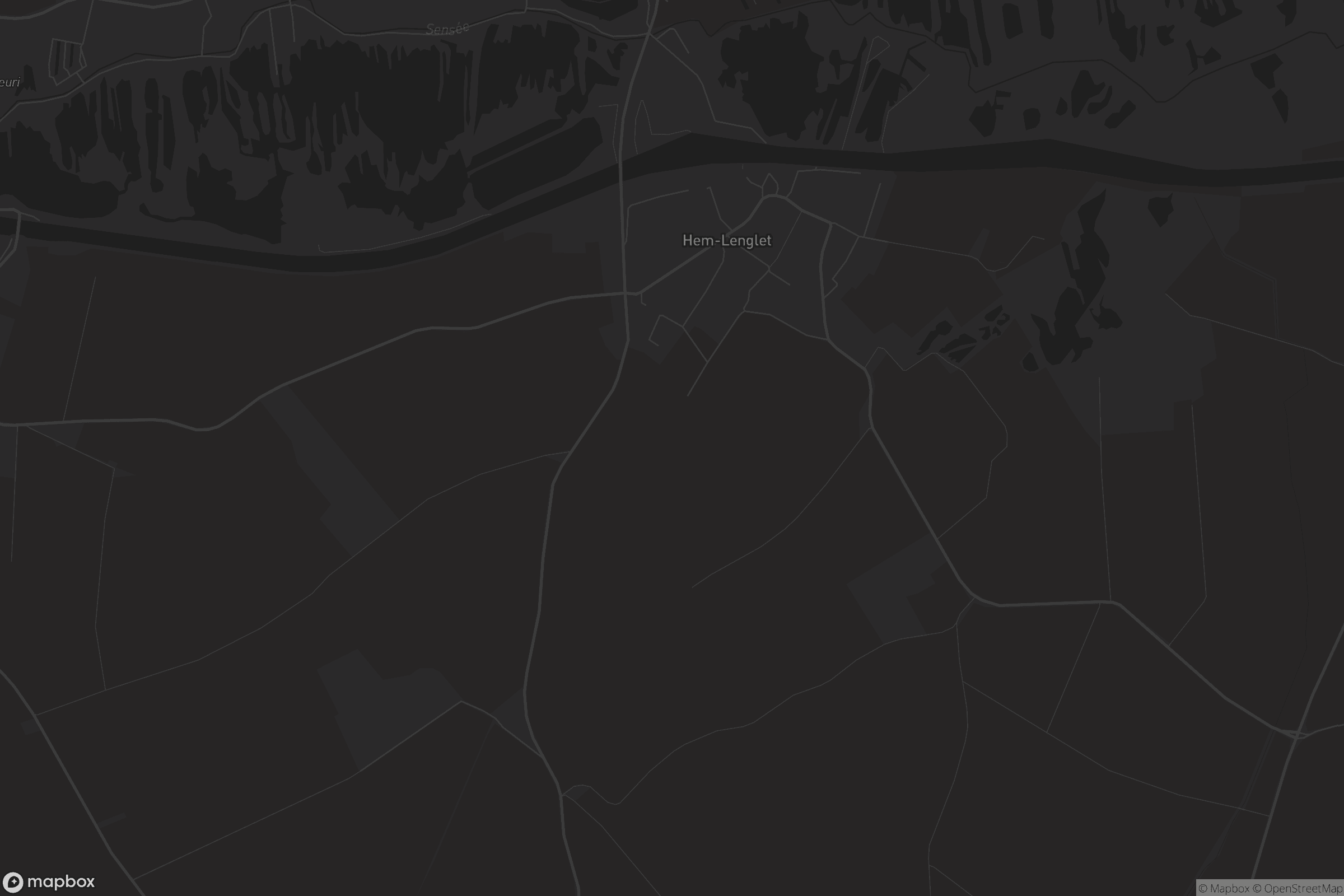 Carte de Hem-Lenglet