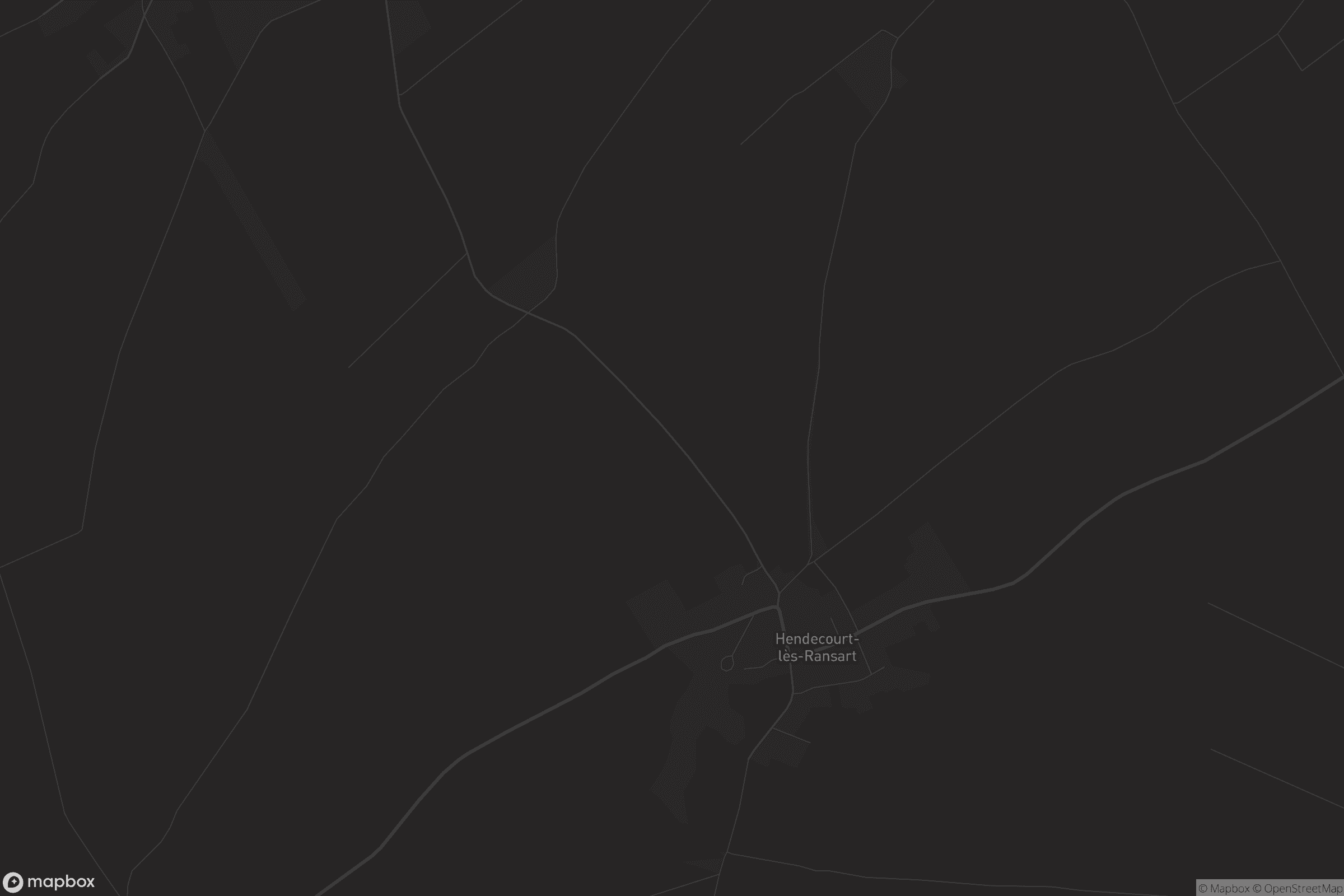 Carte de Hendecourt-lès-Ransart