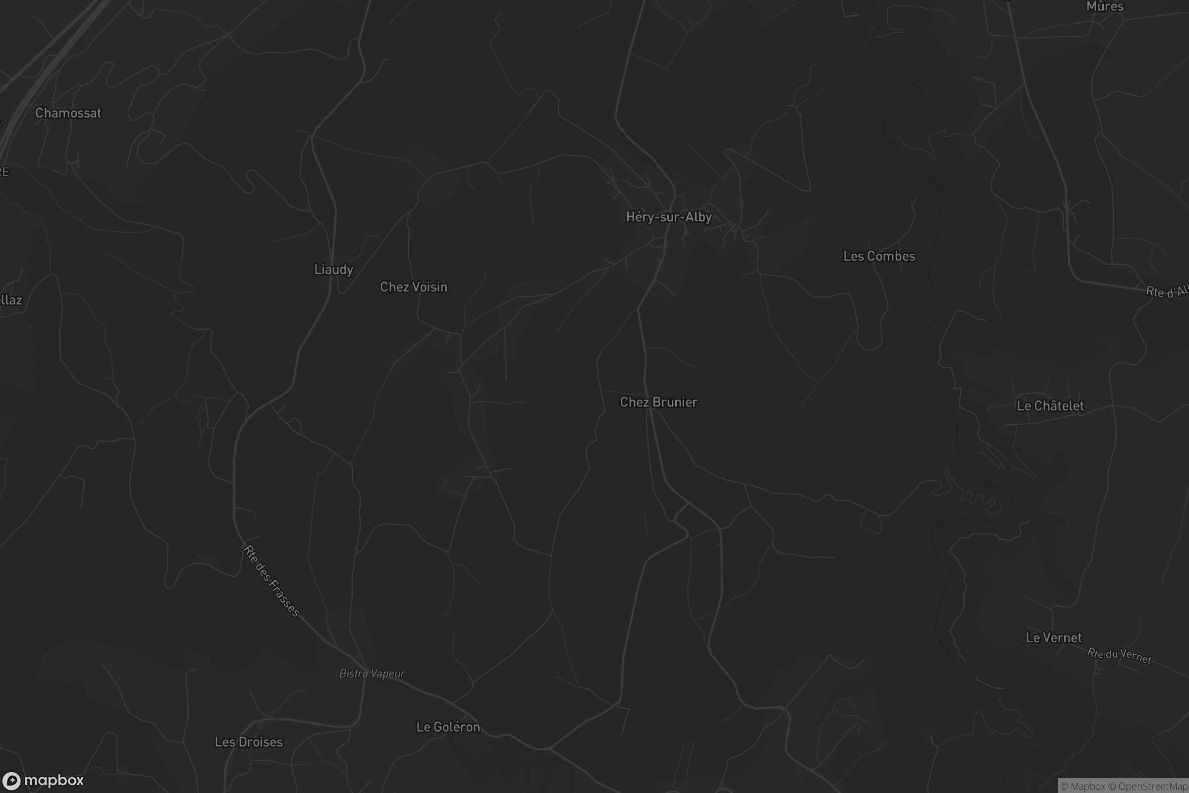 Carte de Héry-sur-Alby