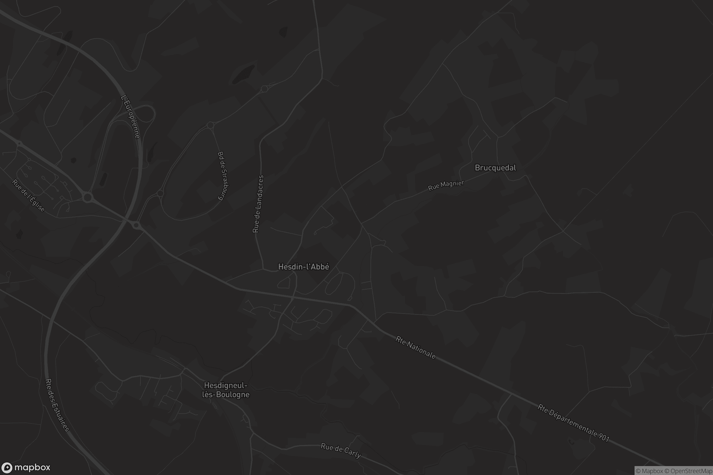 Carte de Hesdin-l'Abbé