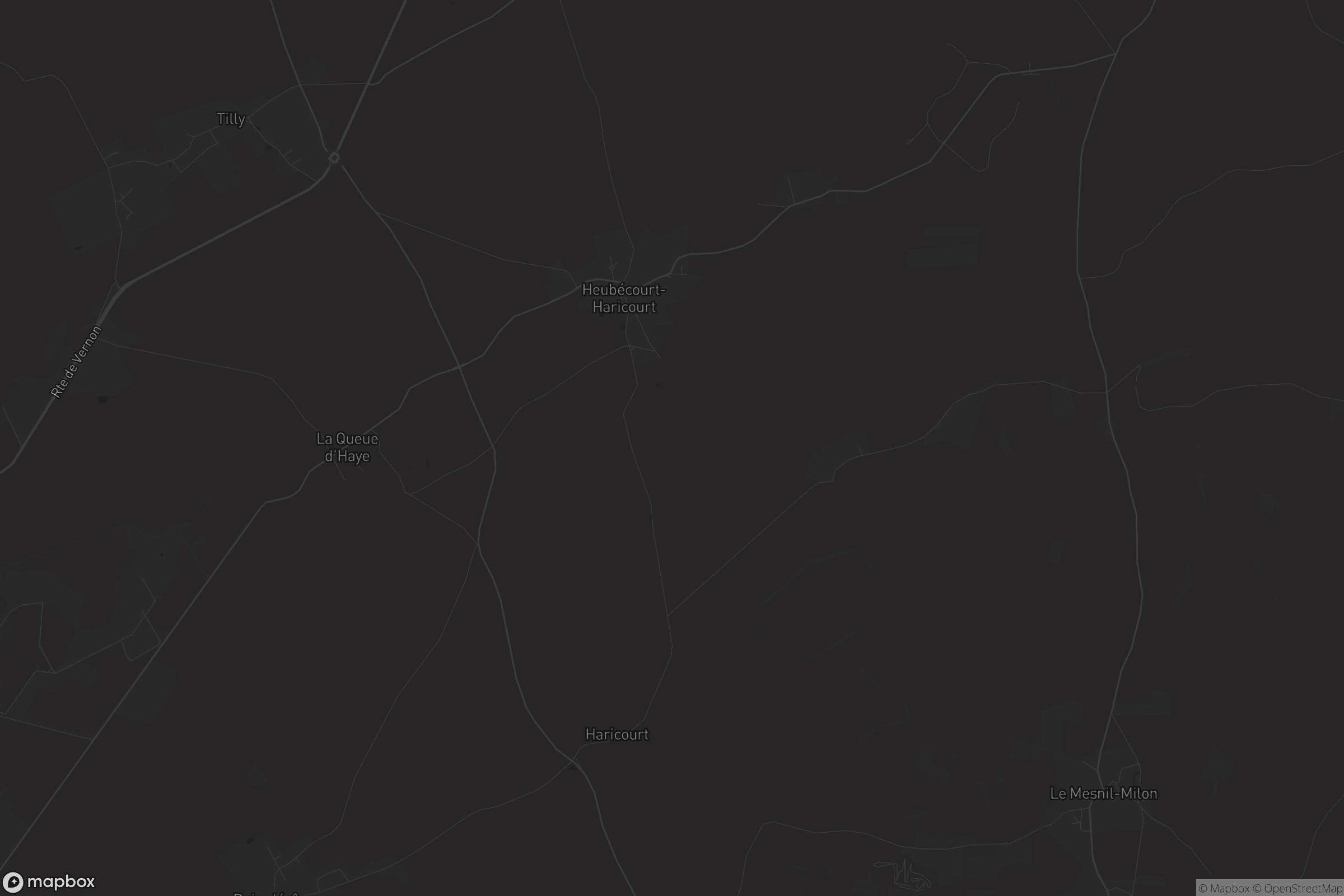 Carte de Heubécourt-Haricourt