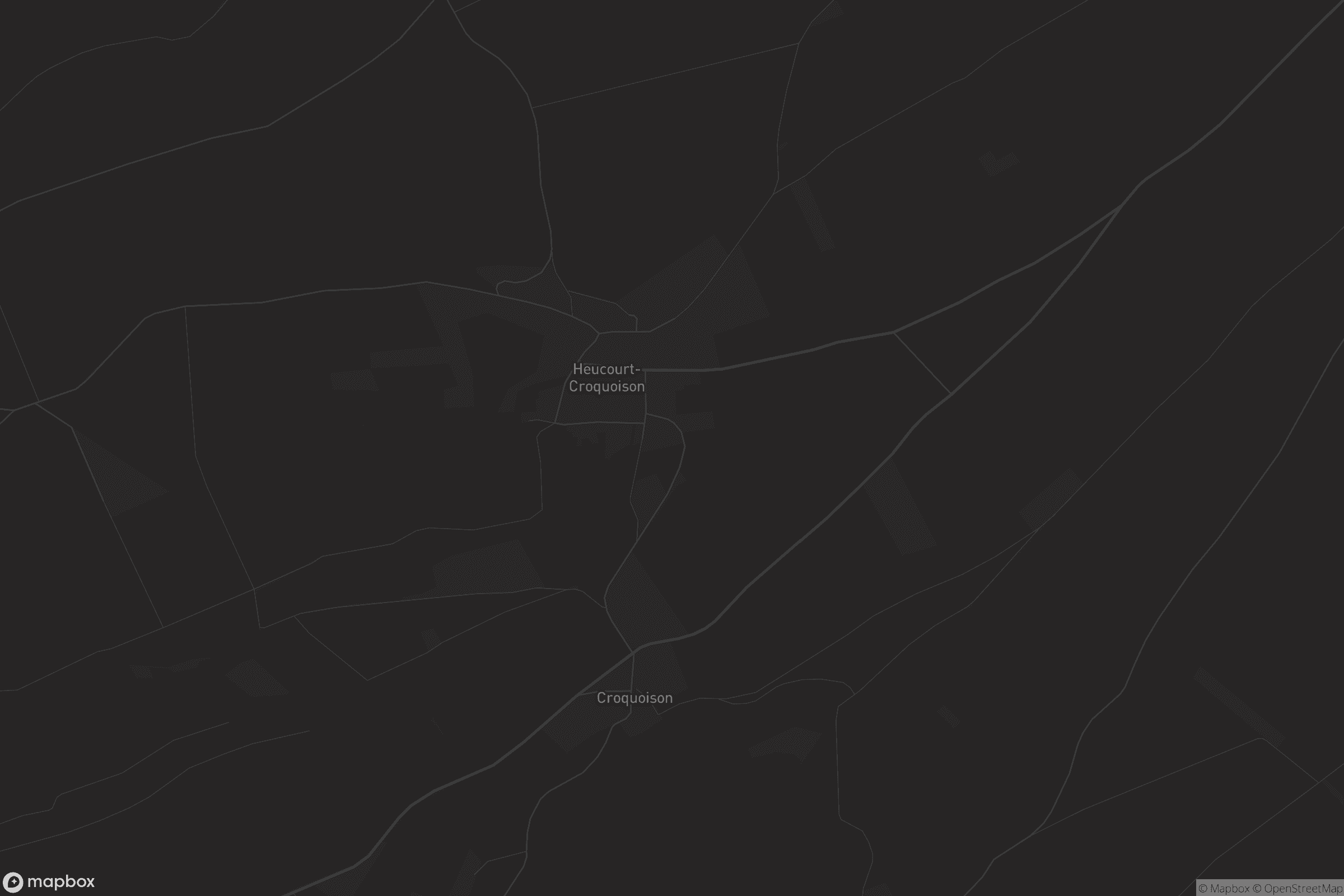 Carte de Heucourt-Croquoison