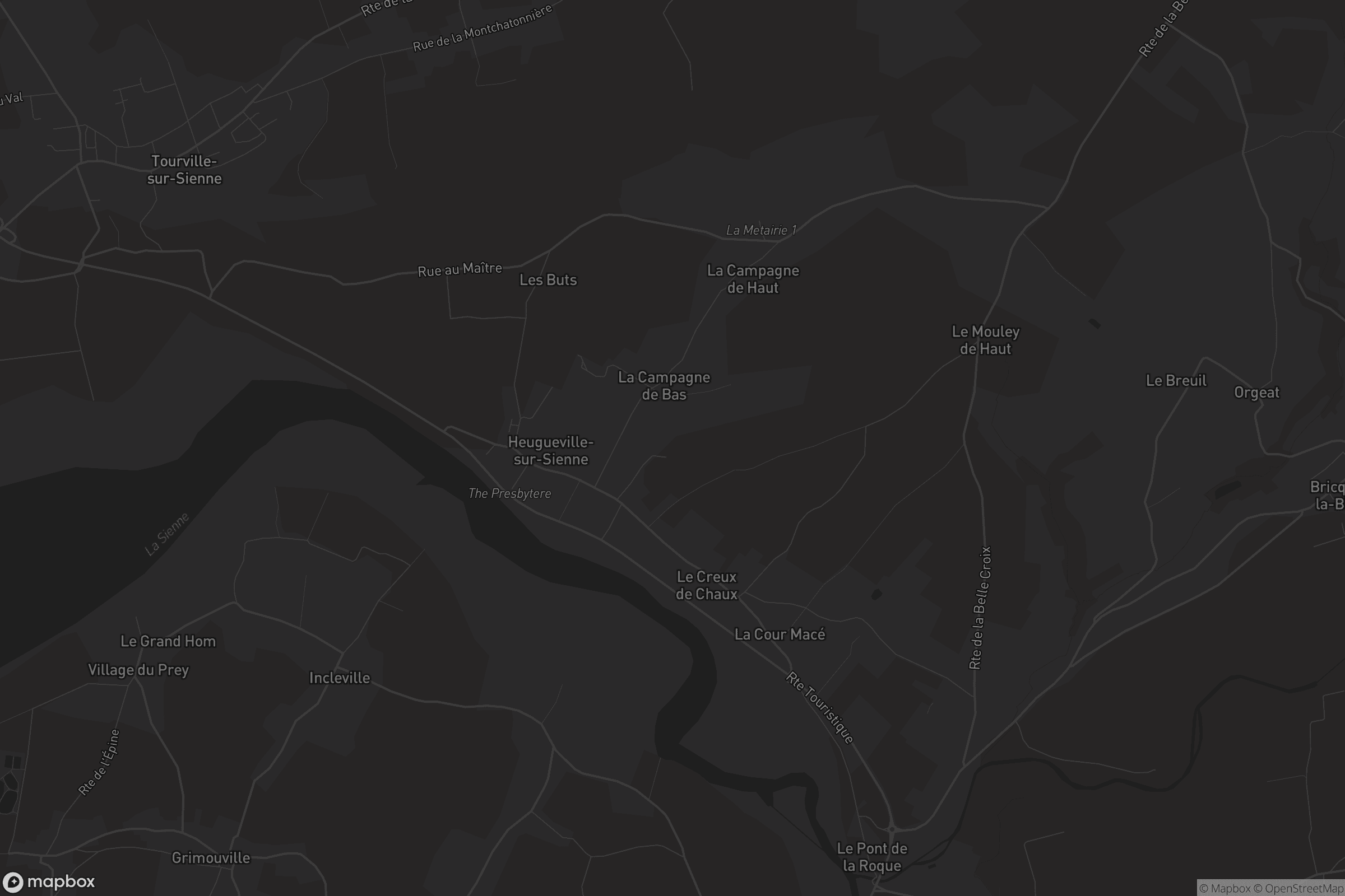 Carte de Heugueville-sur-Sienne