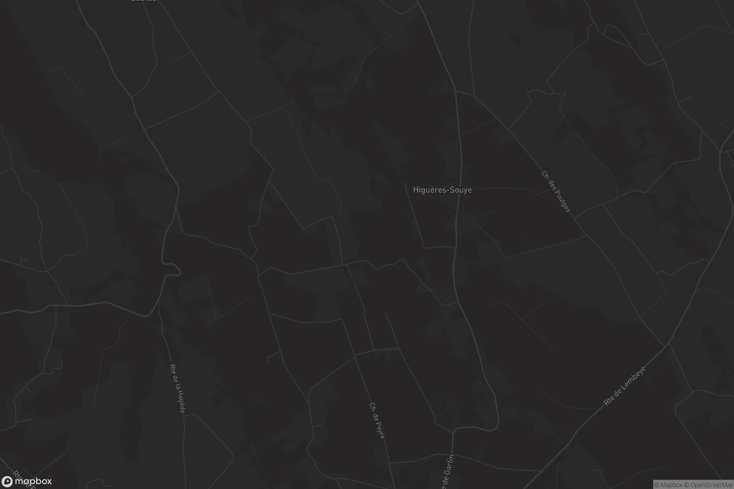 Carte de Higuères-Souye