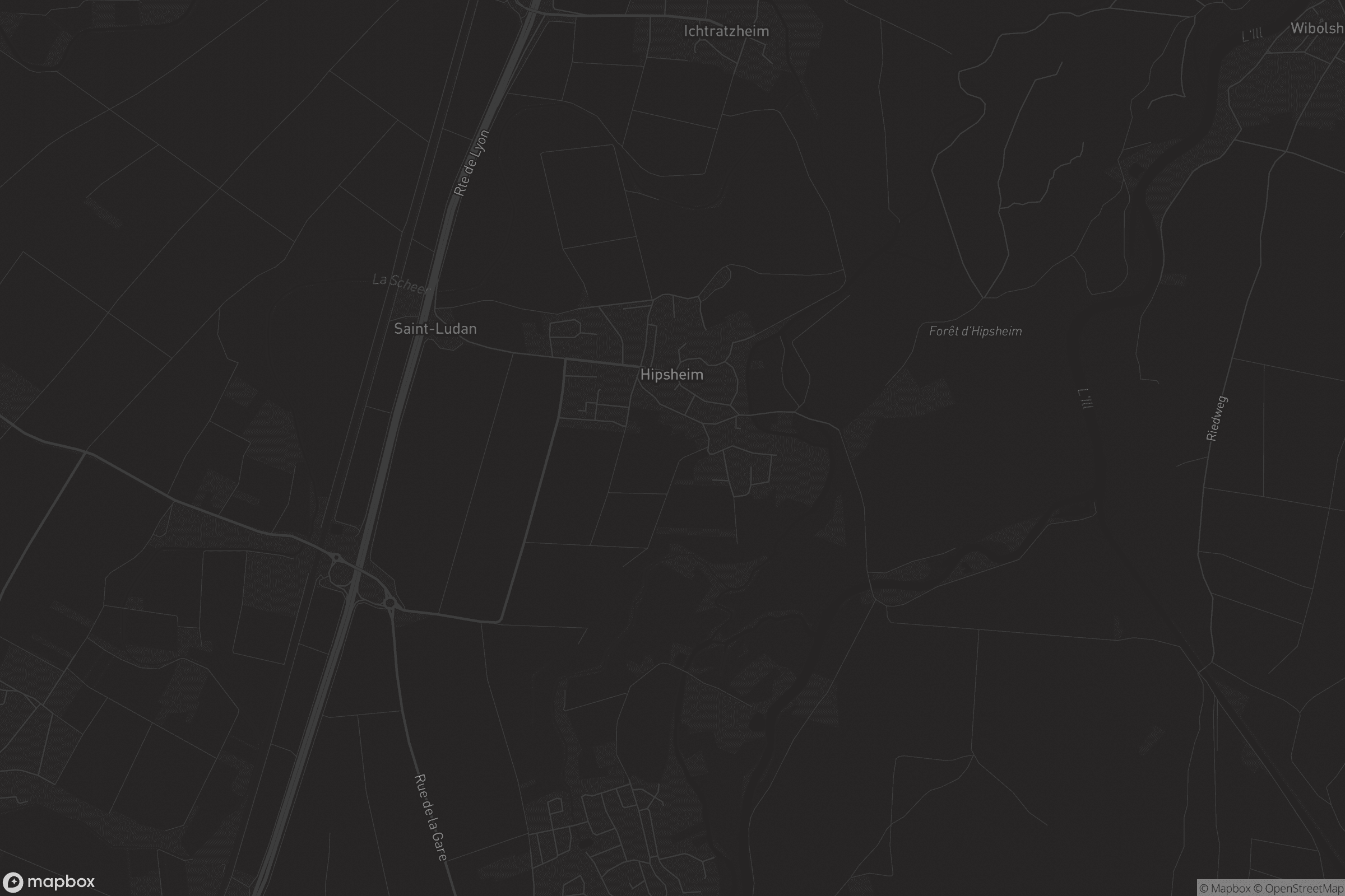 Carte de Hipsheim