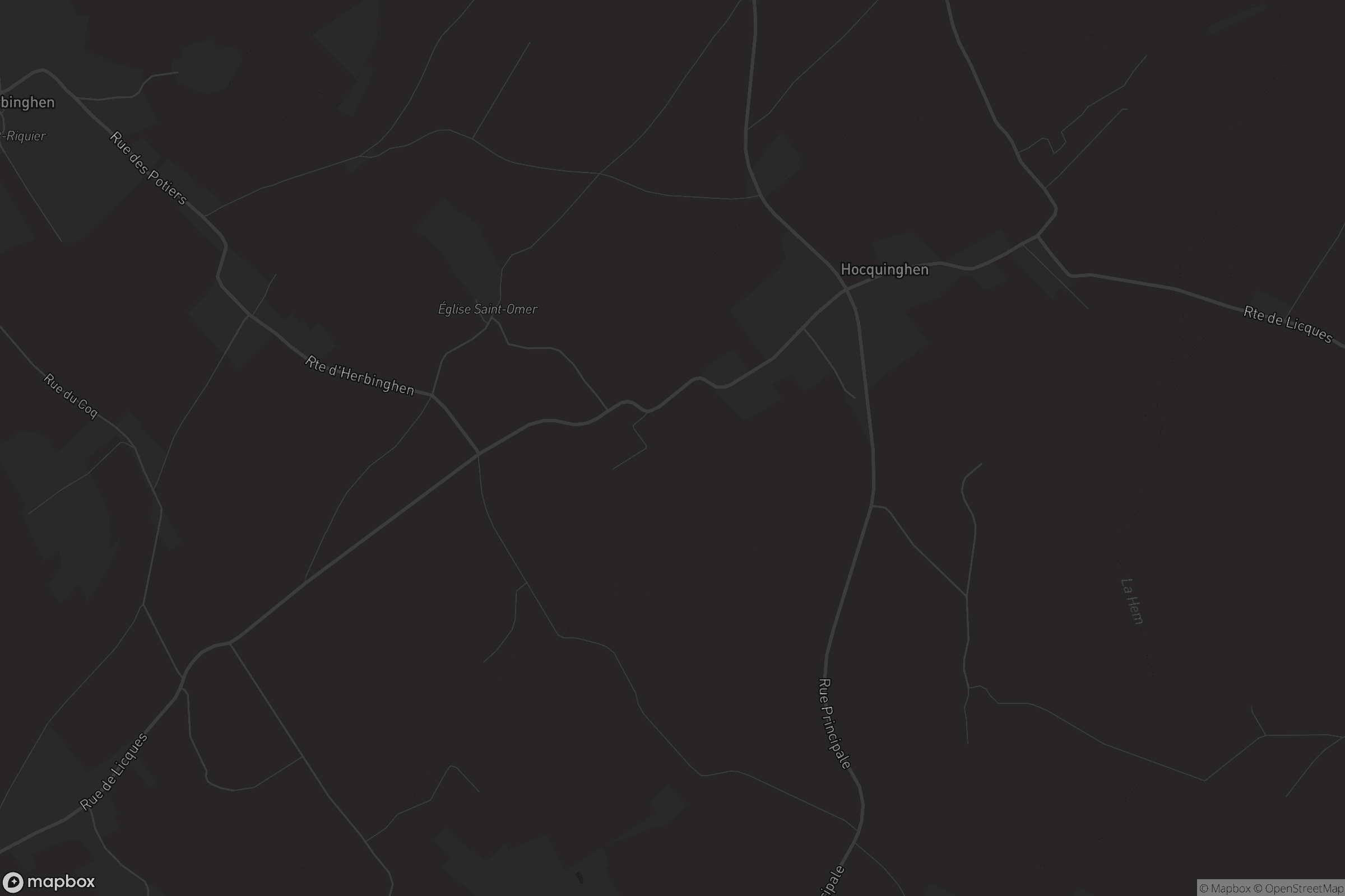 Carte de Hocquinghen