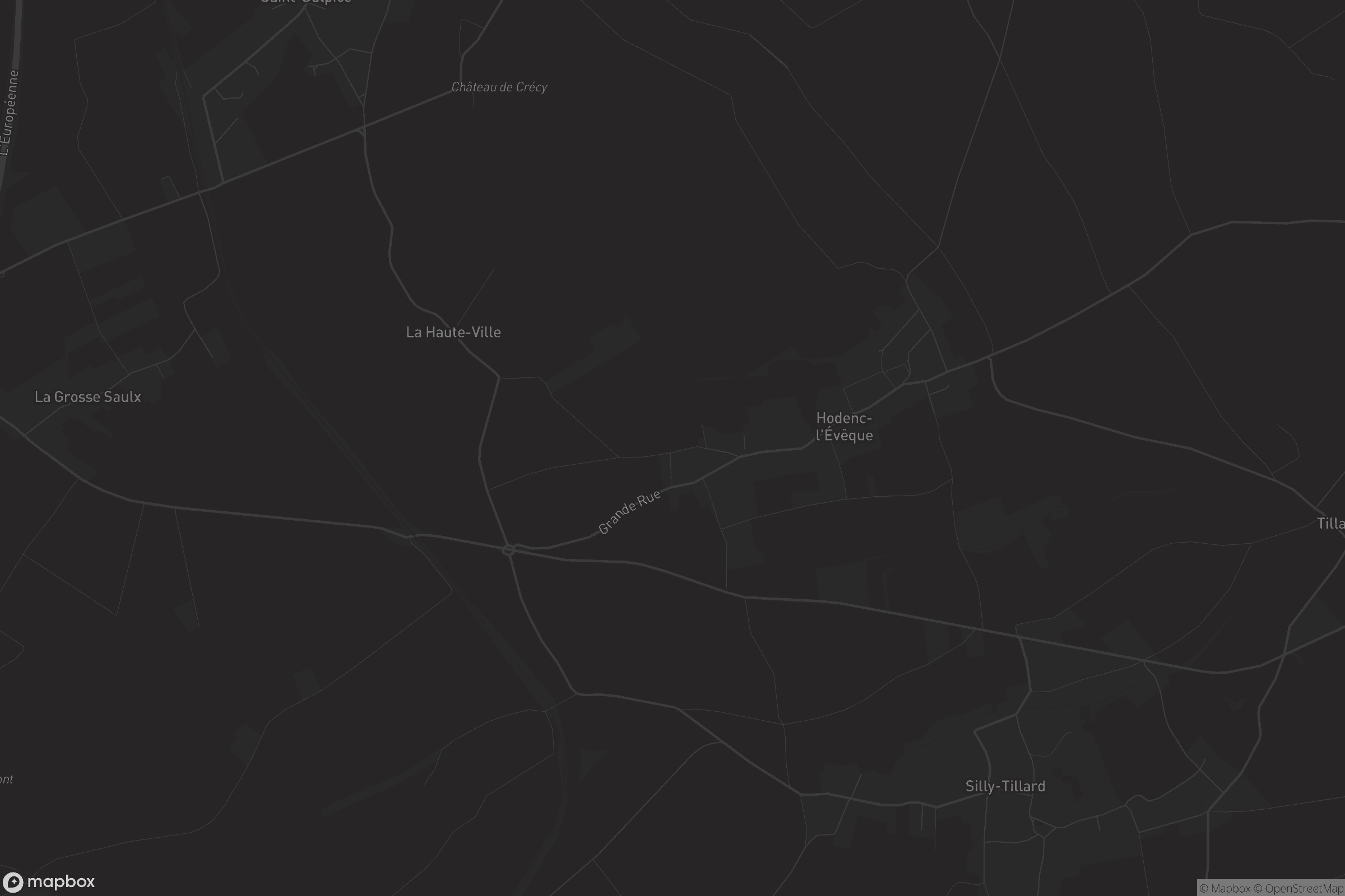 Carte de Hodenc-l'Évêque