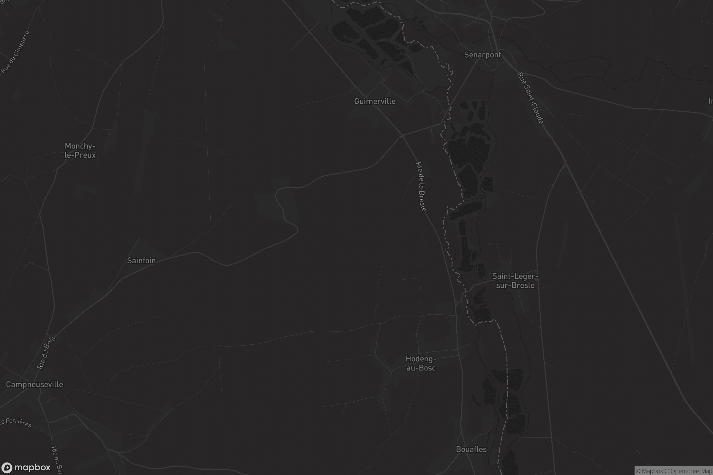 Carte de Hodeng-au-Bosc