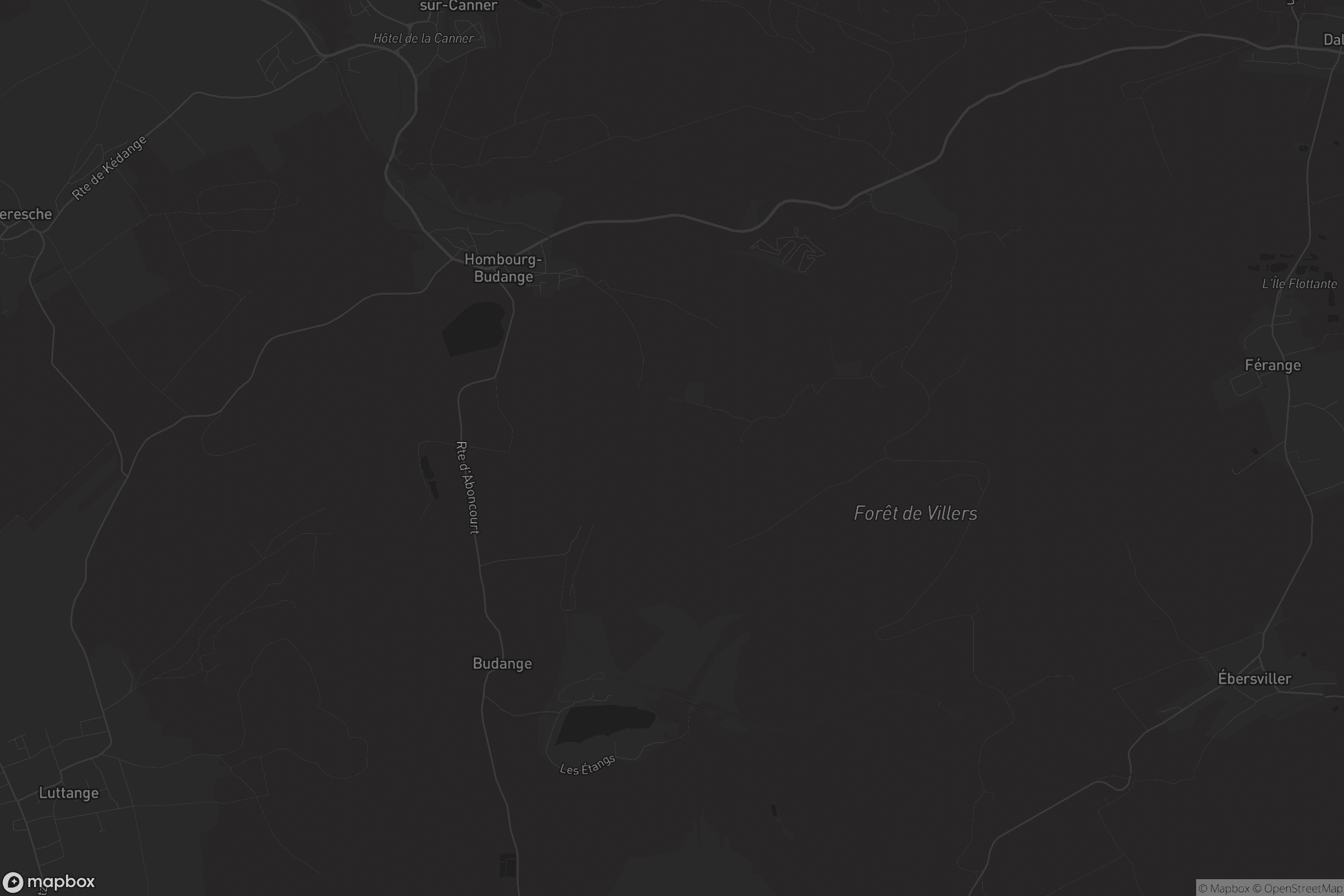 Carte de Hombourg-Budange