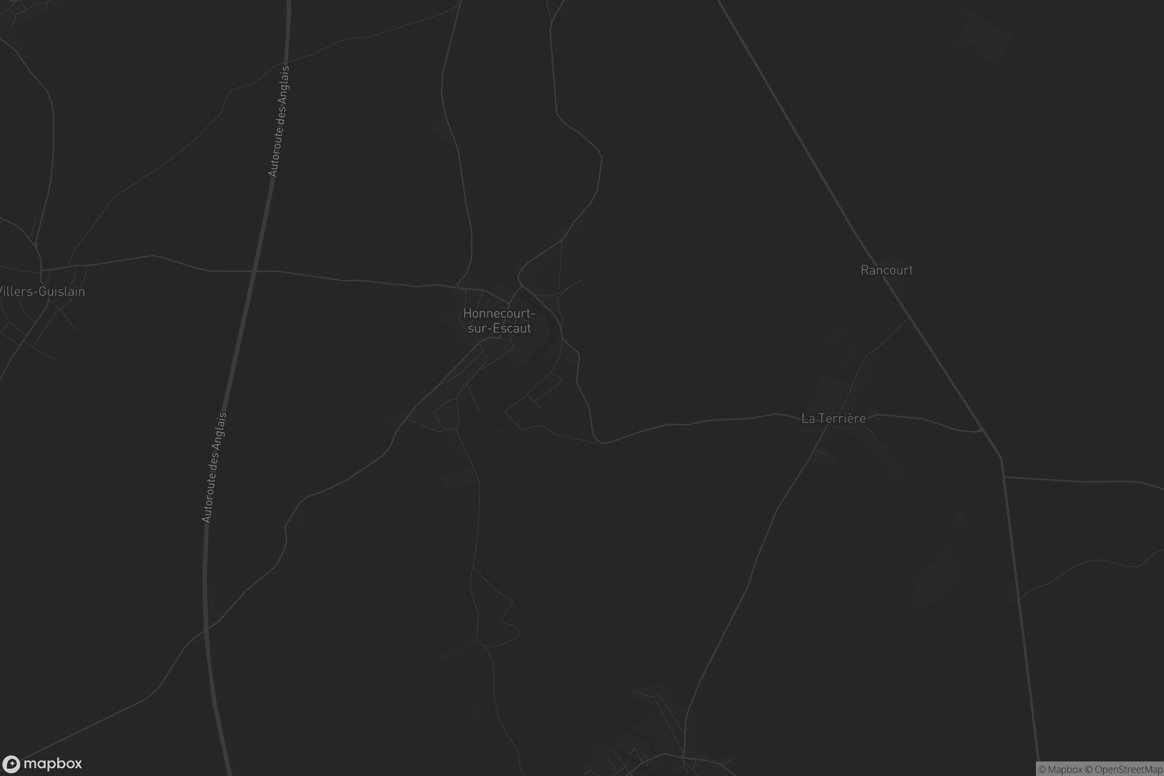 Carte de Honnecourt-sur-Escaut