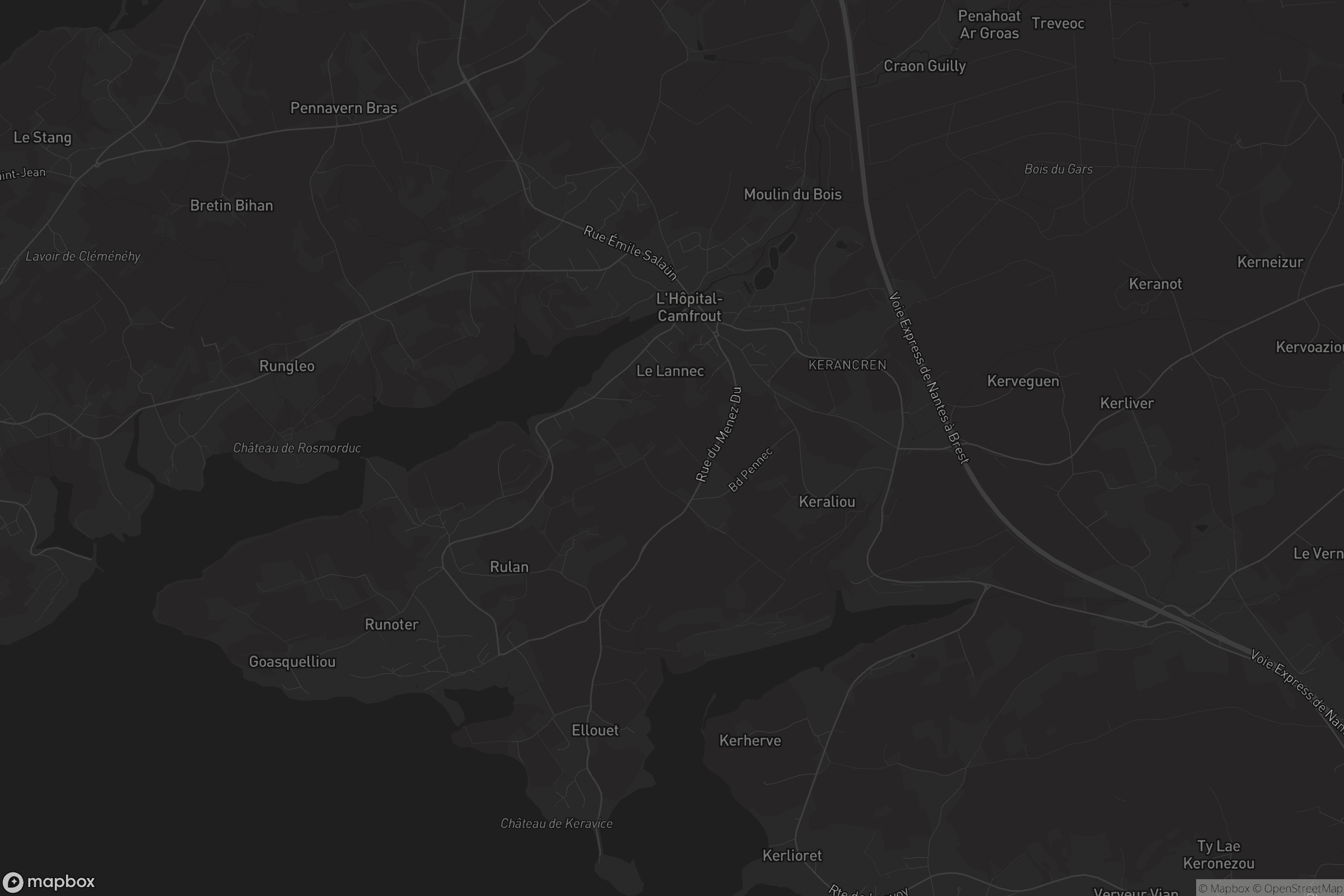 Carte de Hôpital-Camfrout