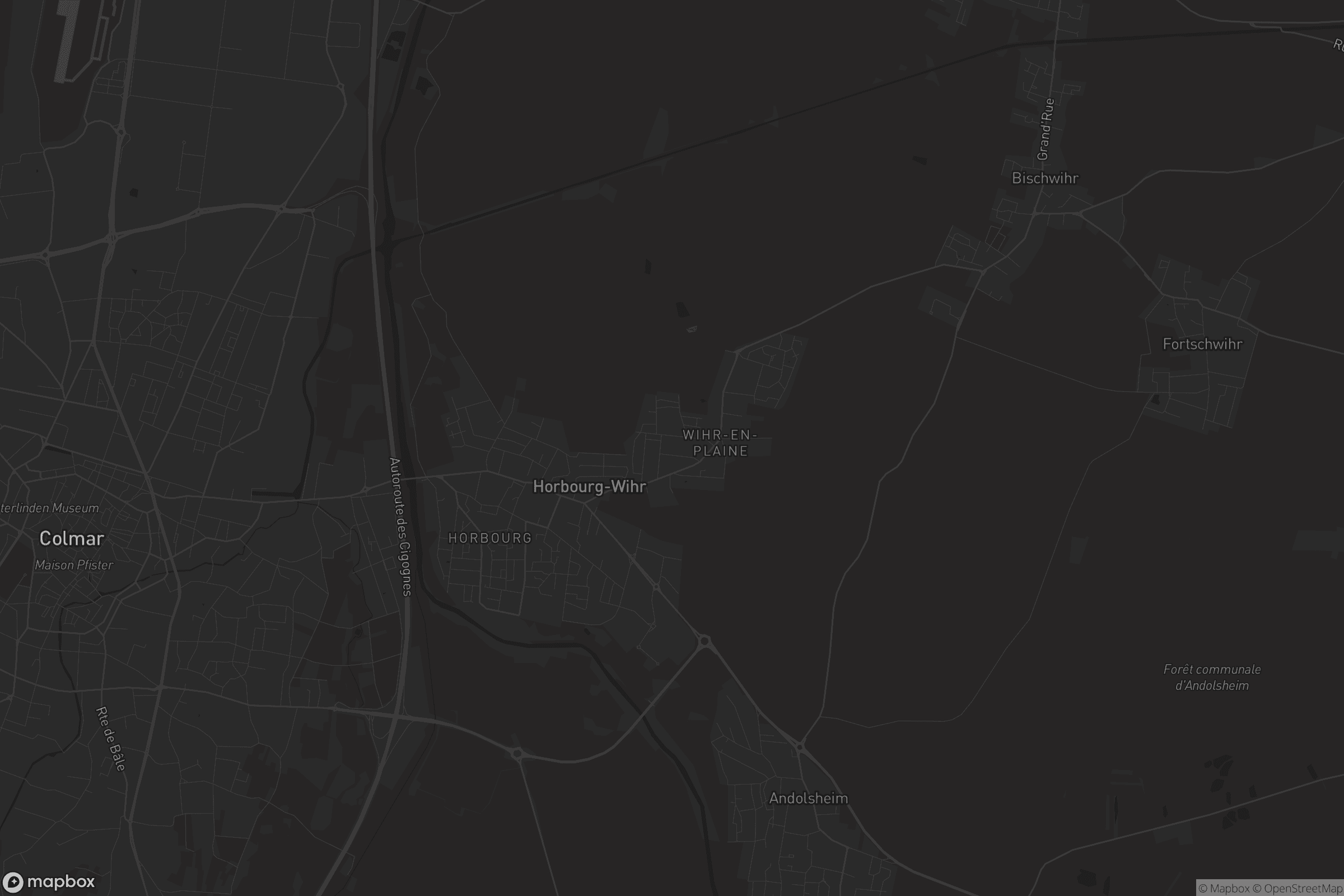 Carte de Horbourg-Wihr