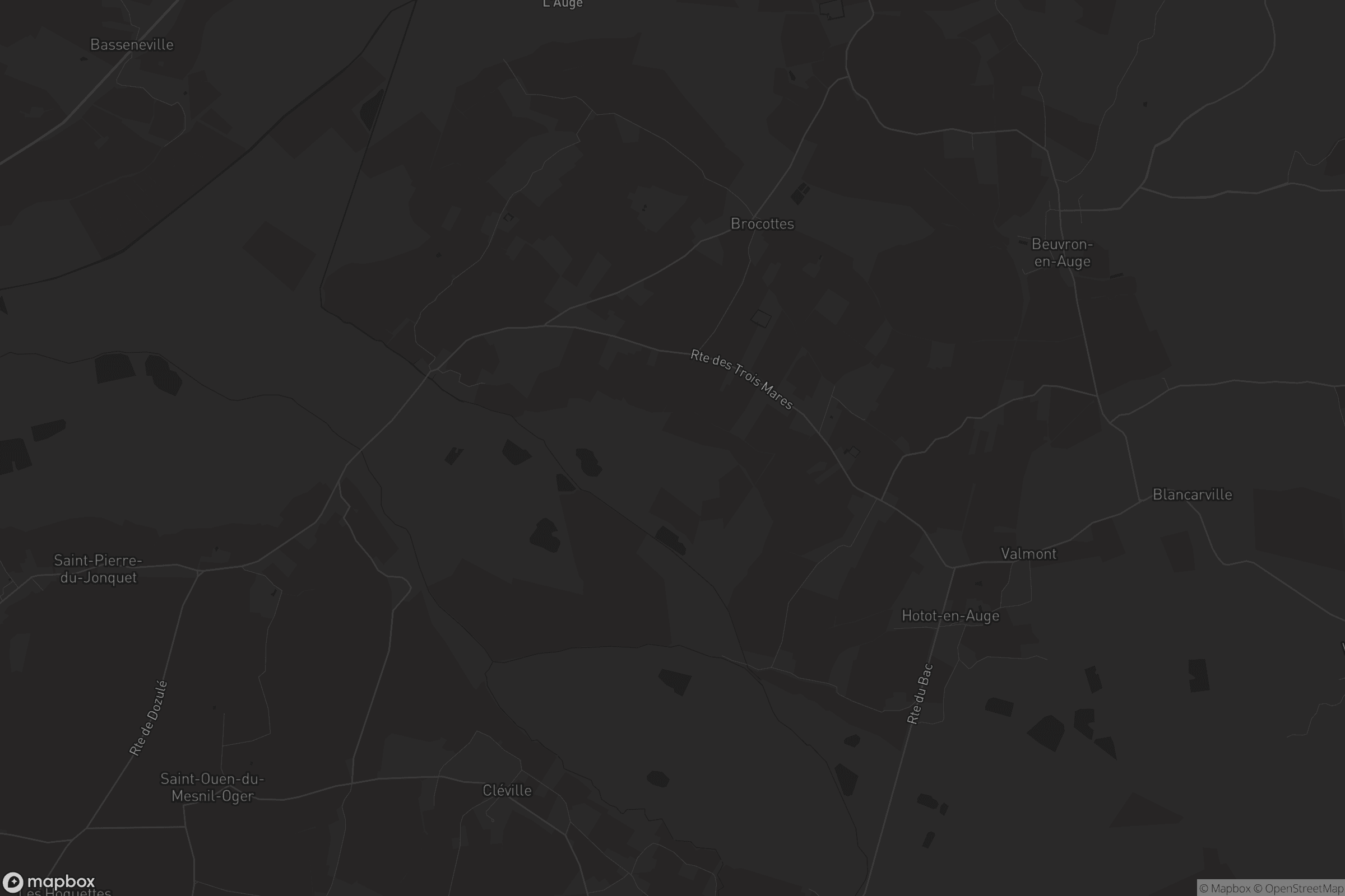 Carte de Hotot-en-Auge