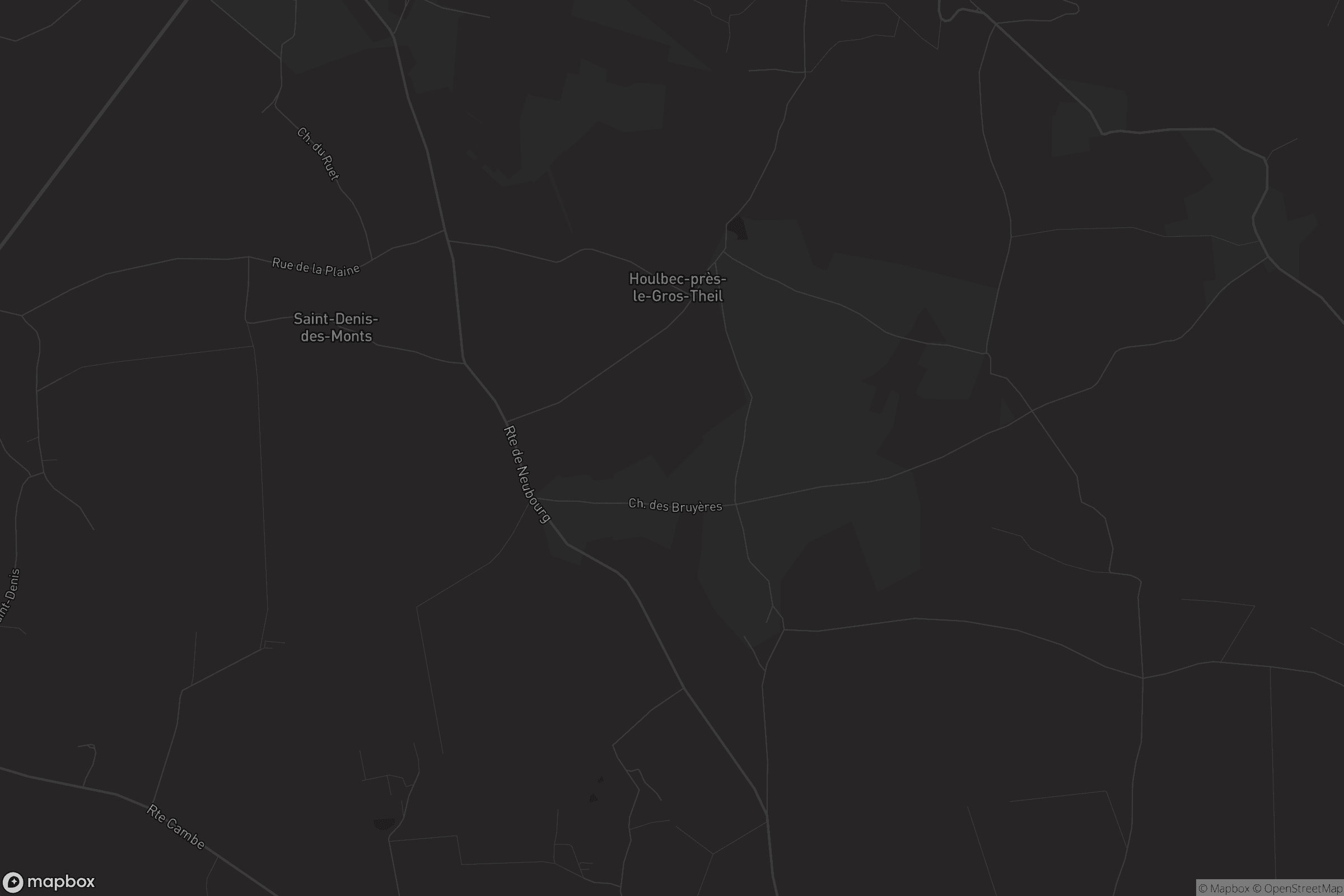 Carte de Houlbec-près-le-Gros-Theil