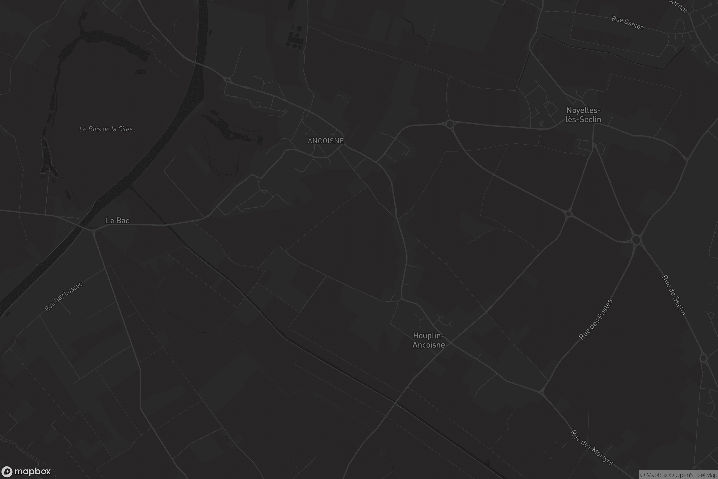 Carte de Houplin-Ancoisne