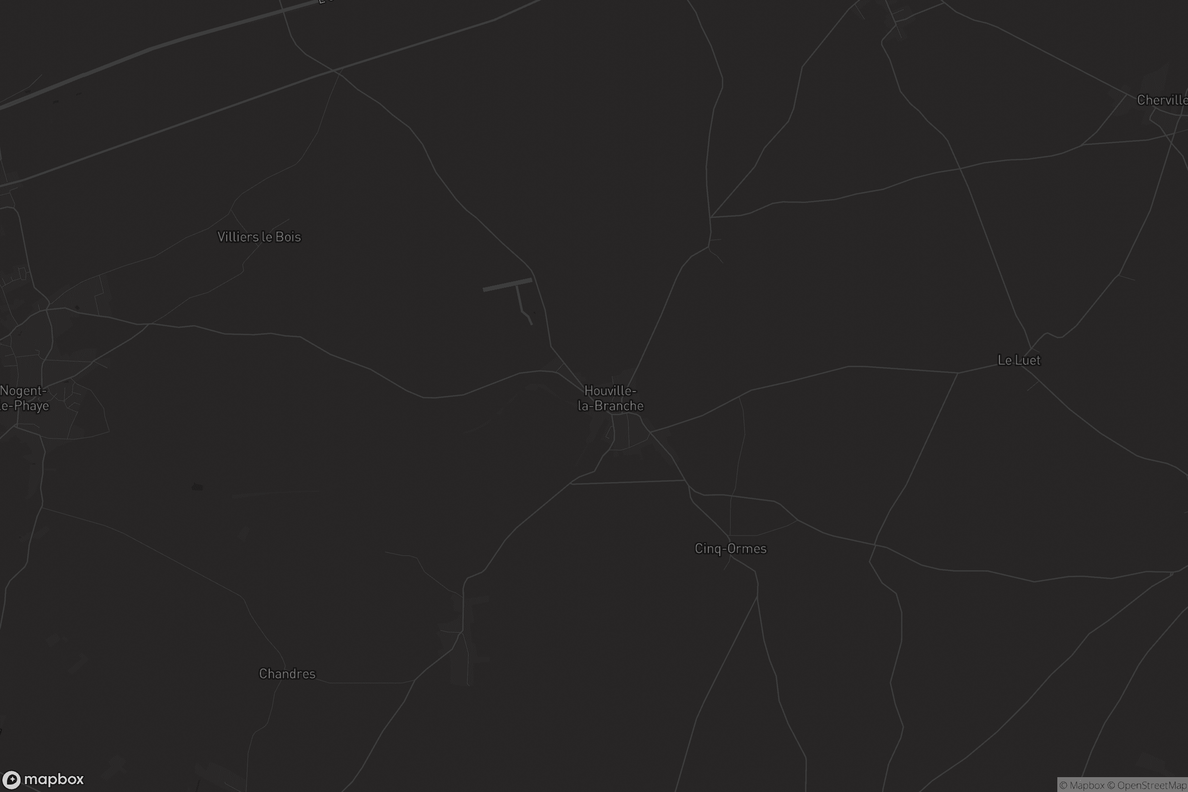 Carte de Houville-la-Branche