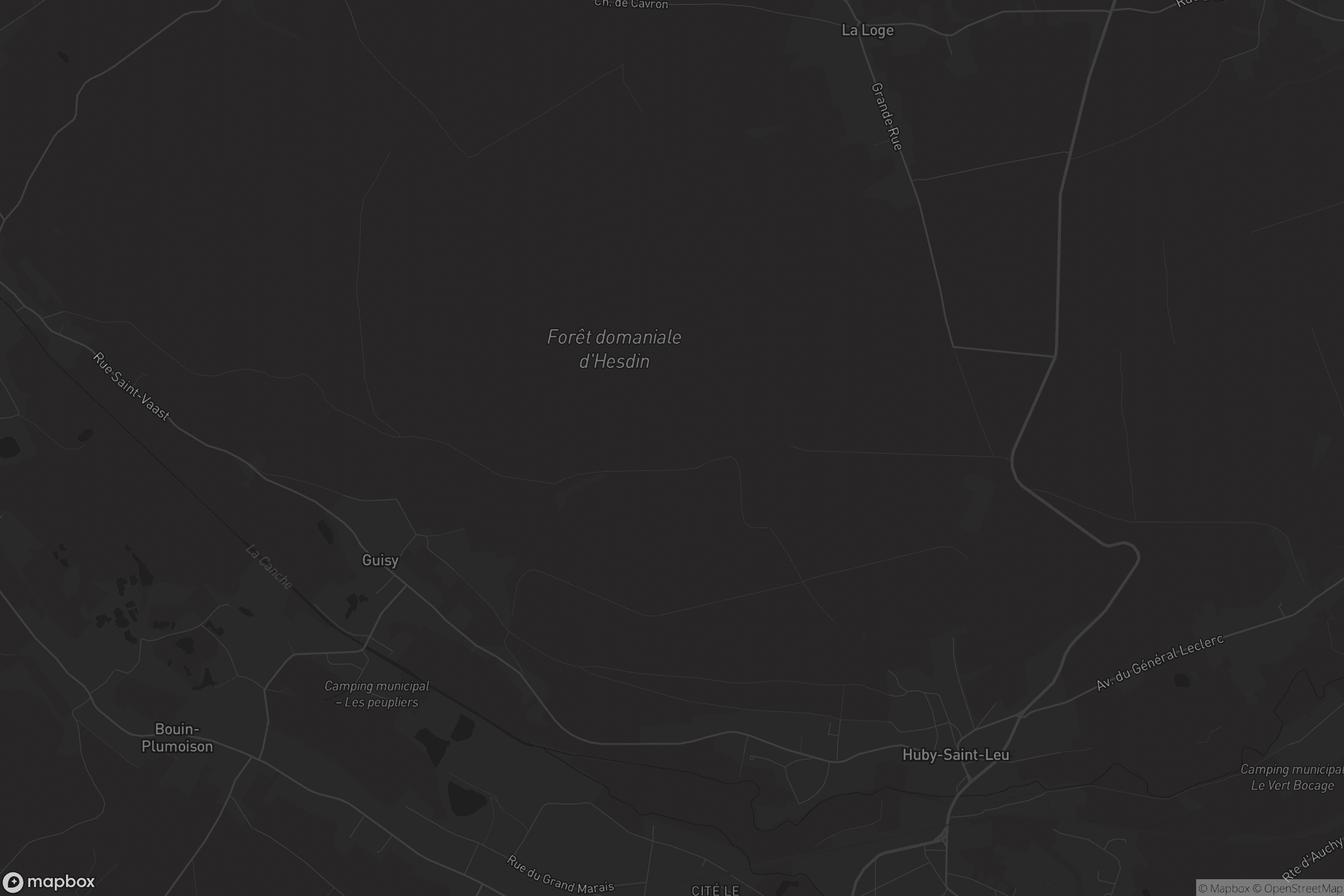 Carte de Huby-Saint-Leu