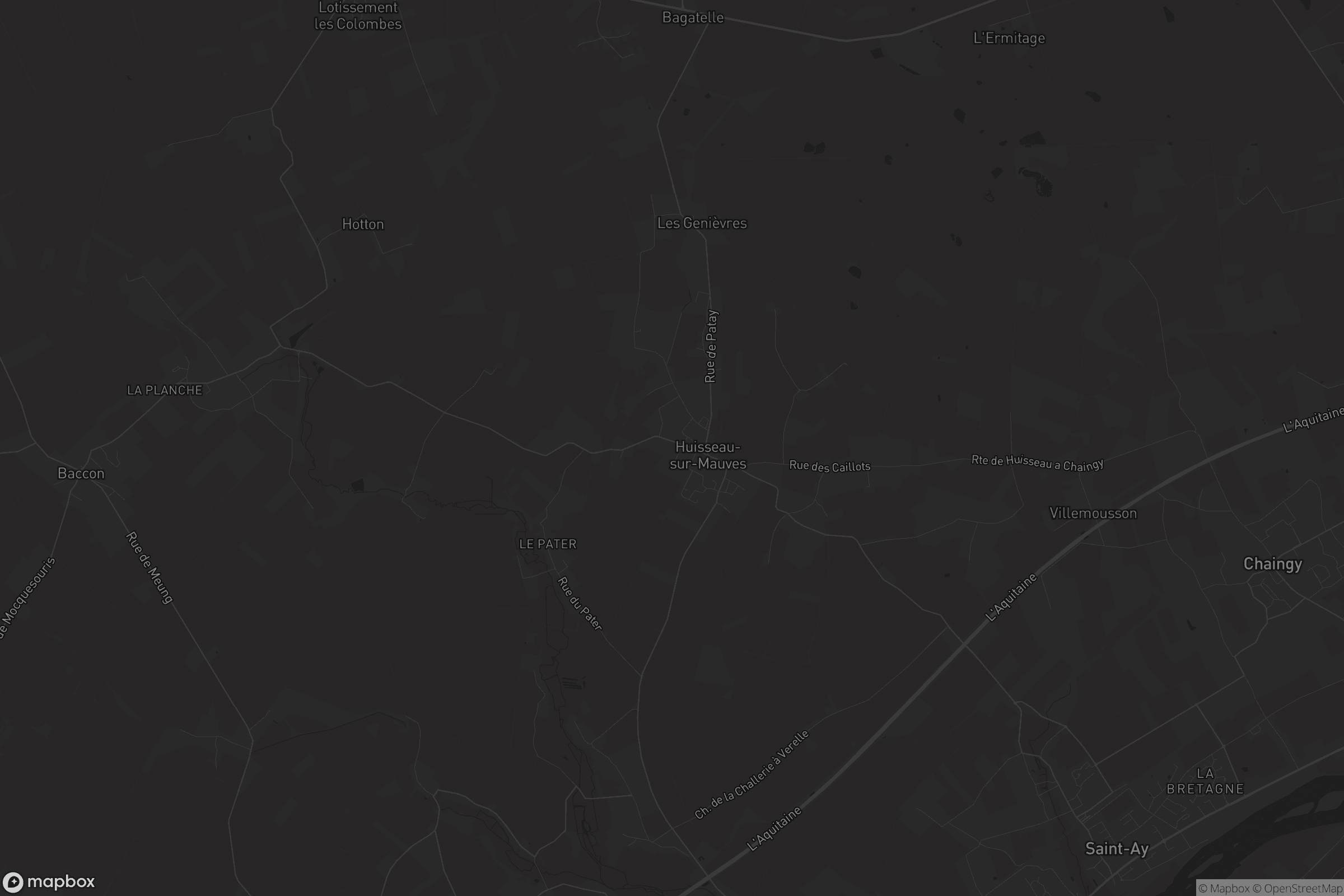 Carte de Huisseau-sur-Mauves