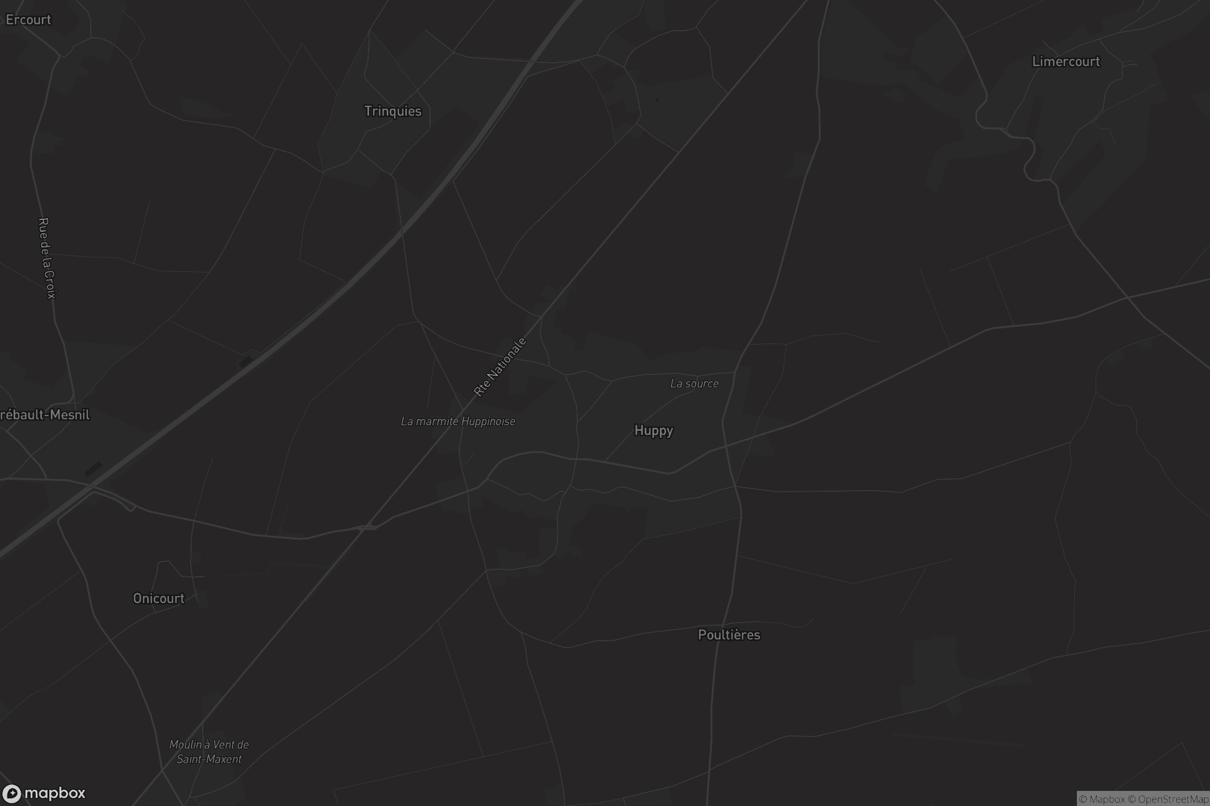 Carte de Huppy