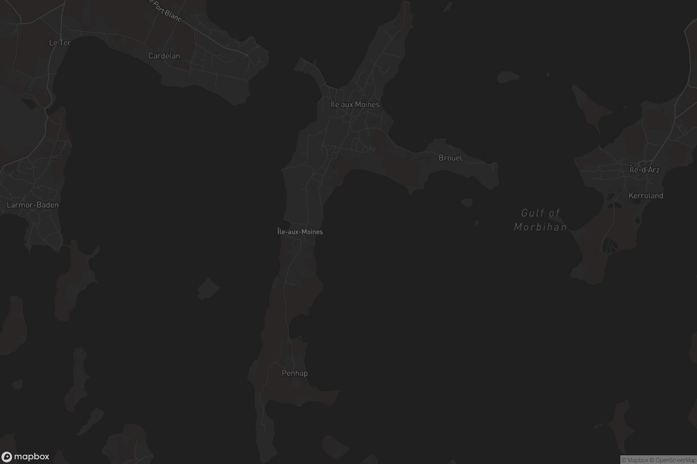 Carte de Île-aux-Moines