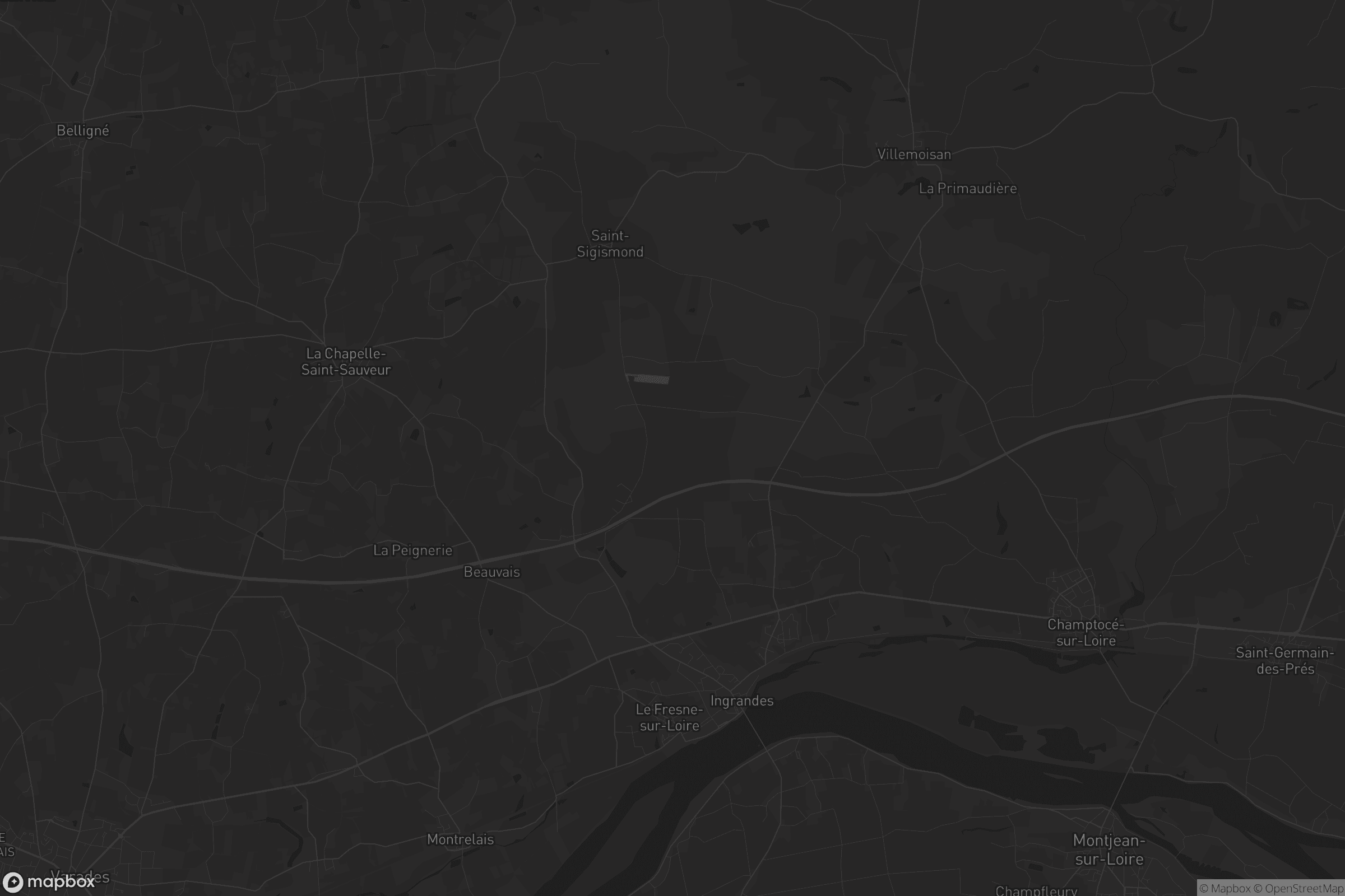 Carte de Ingrandes-le-Fresne-sur-Loire