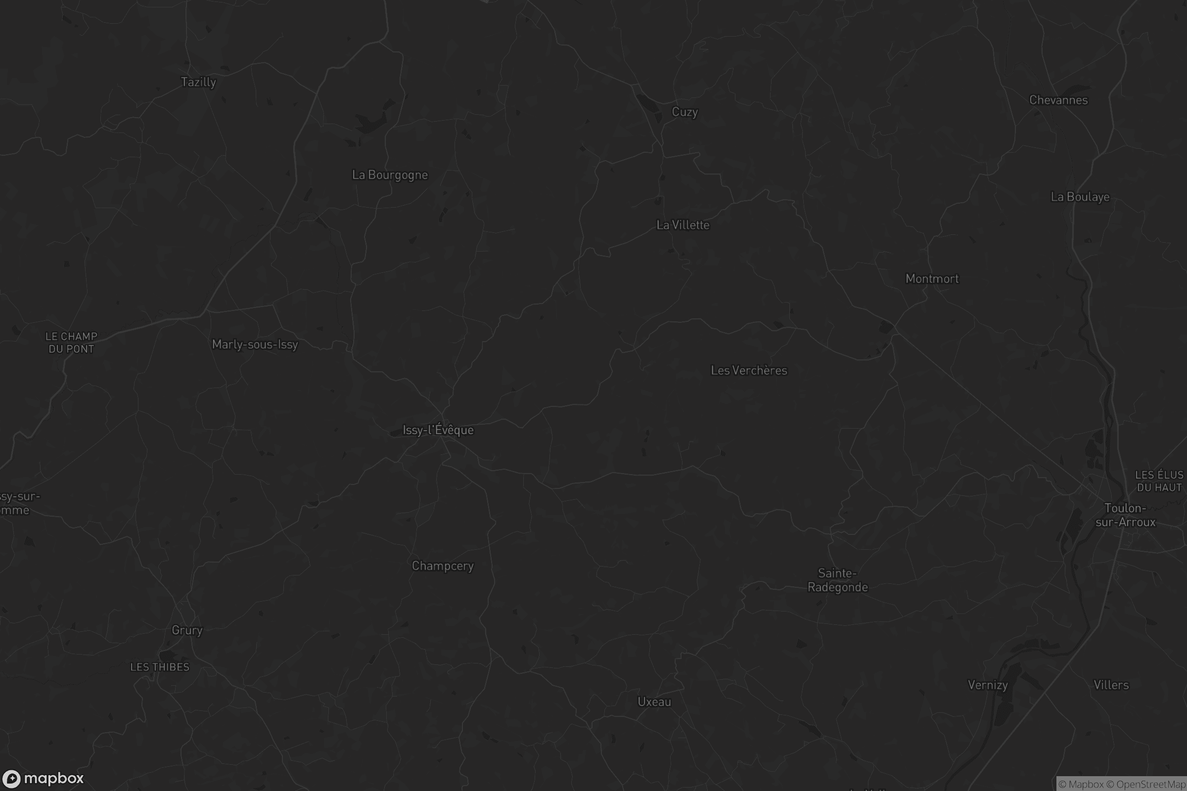 Carte de Issy-l'Évêque