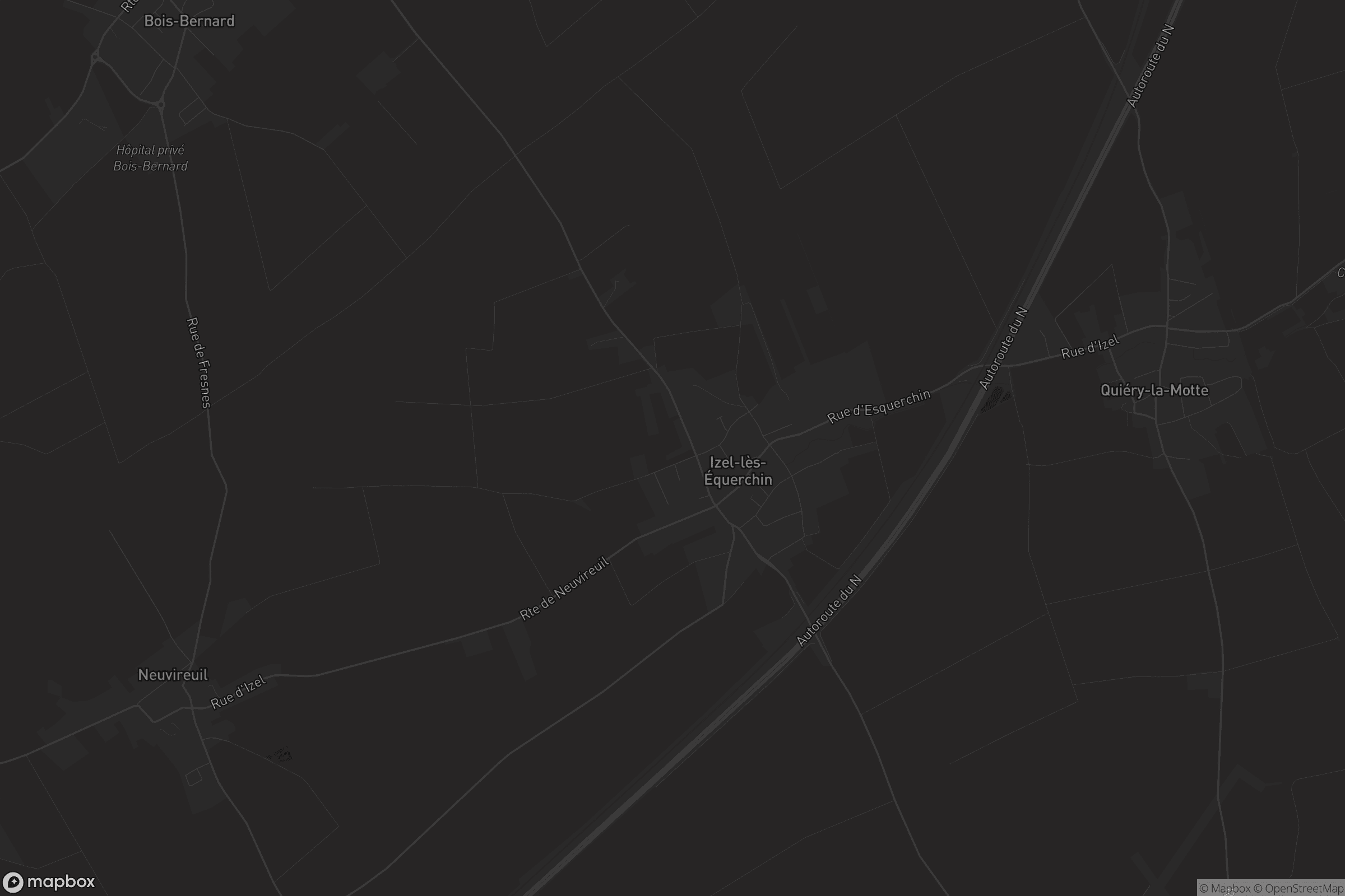 Carte de Izel-lès-Équerchin