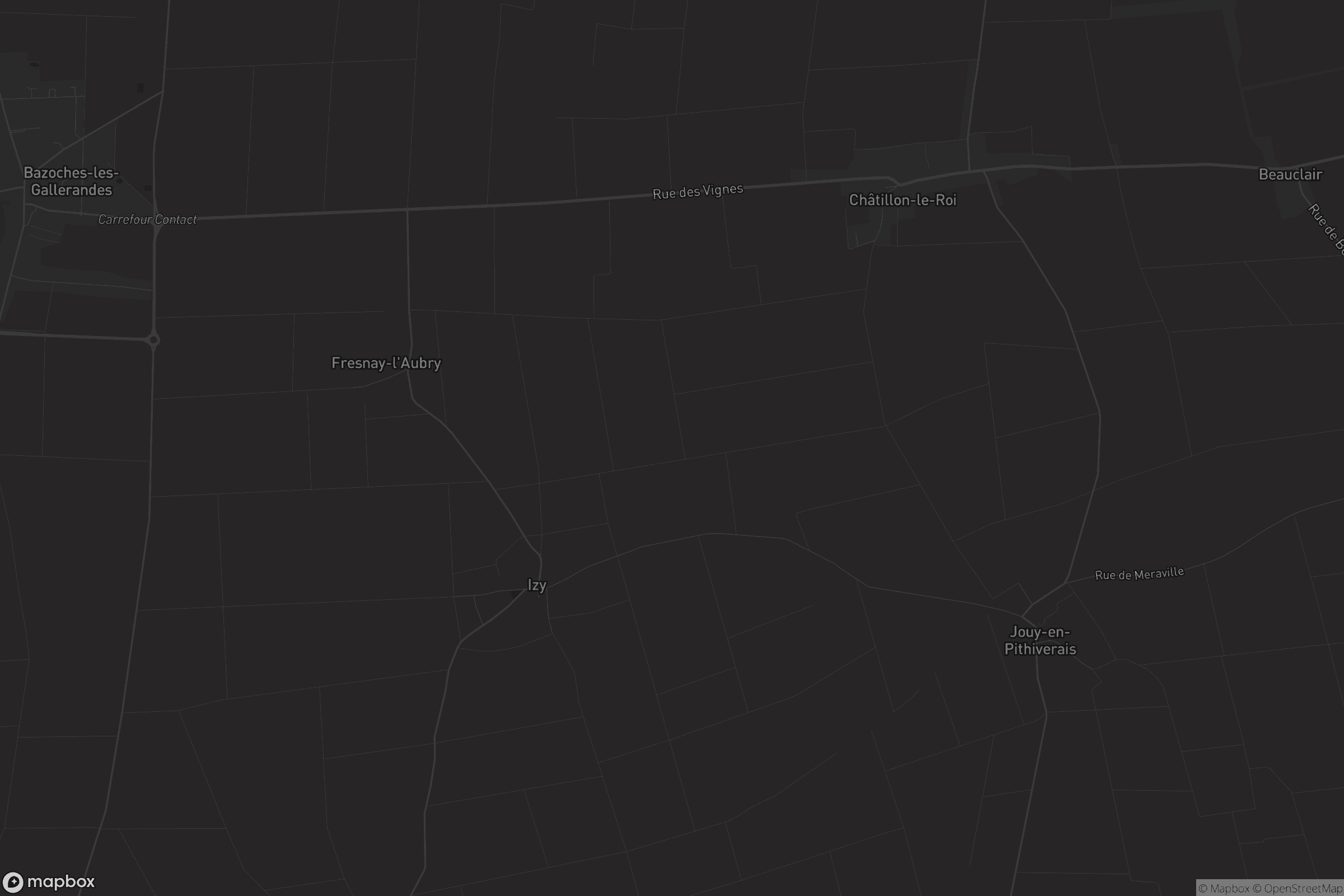 Carte de Izy