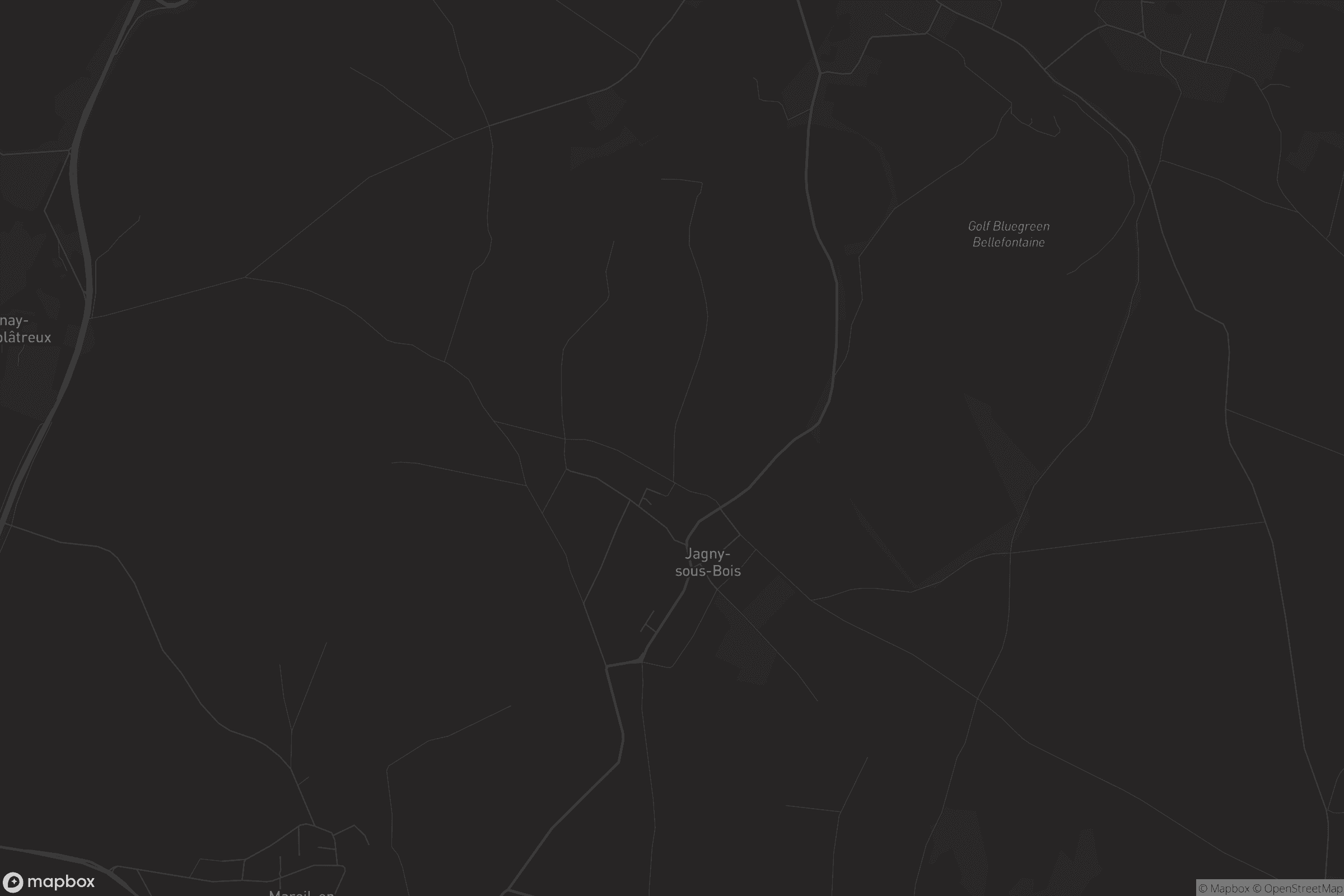 Carte de Jagny-sous-Bois