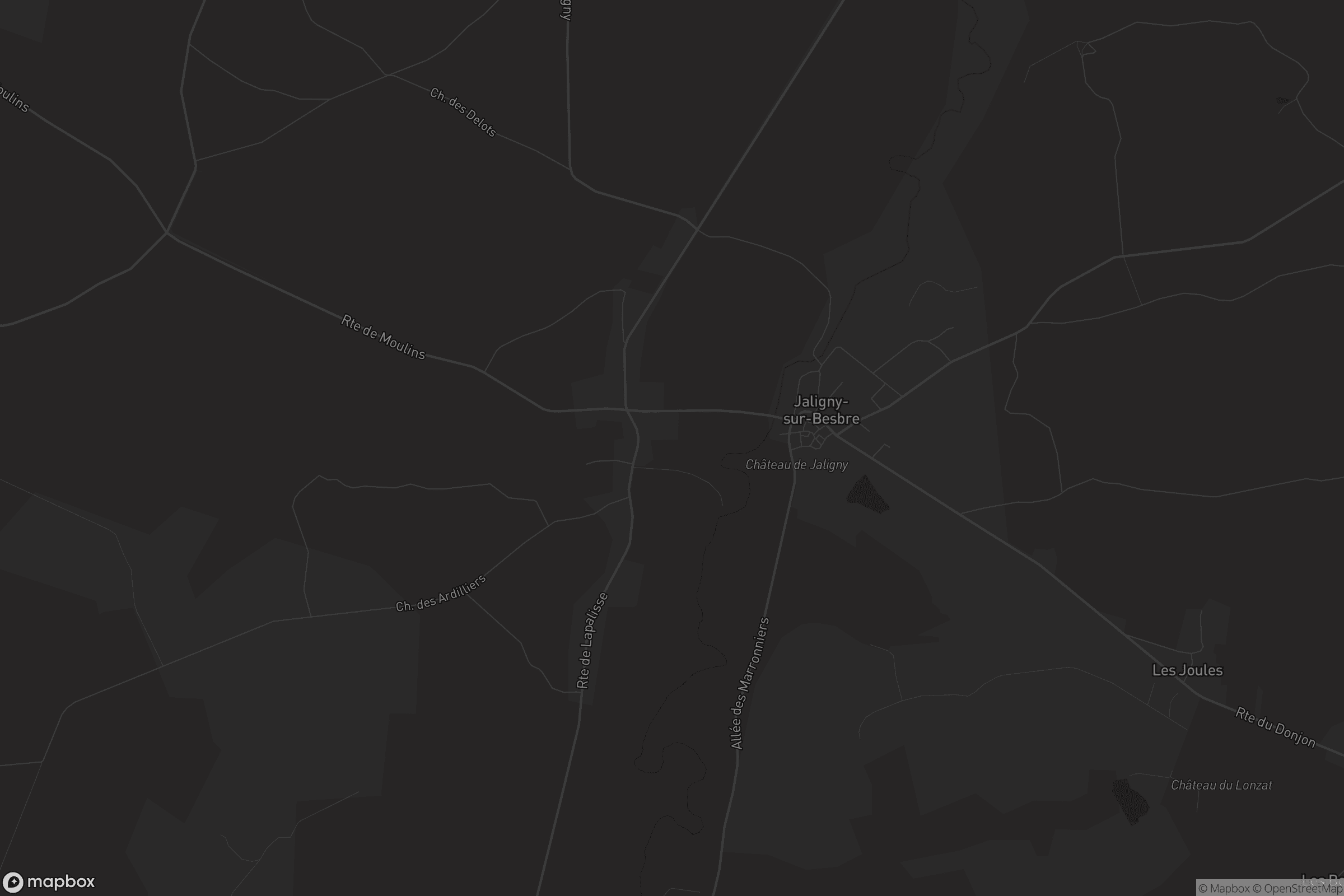 Carte de Jaligny-sur-Besbre