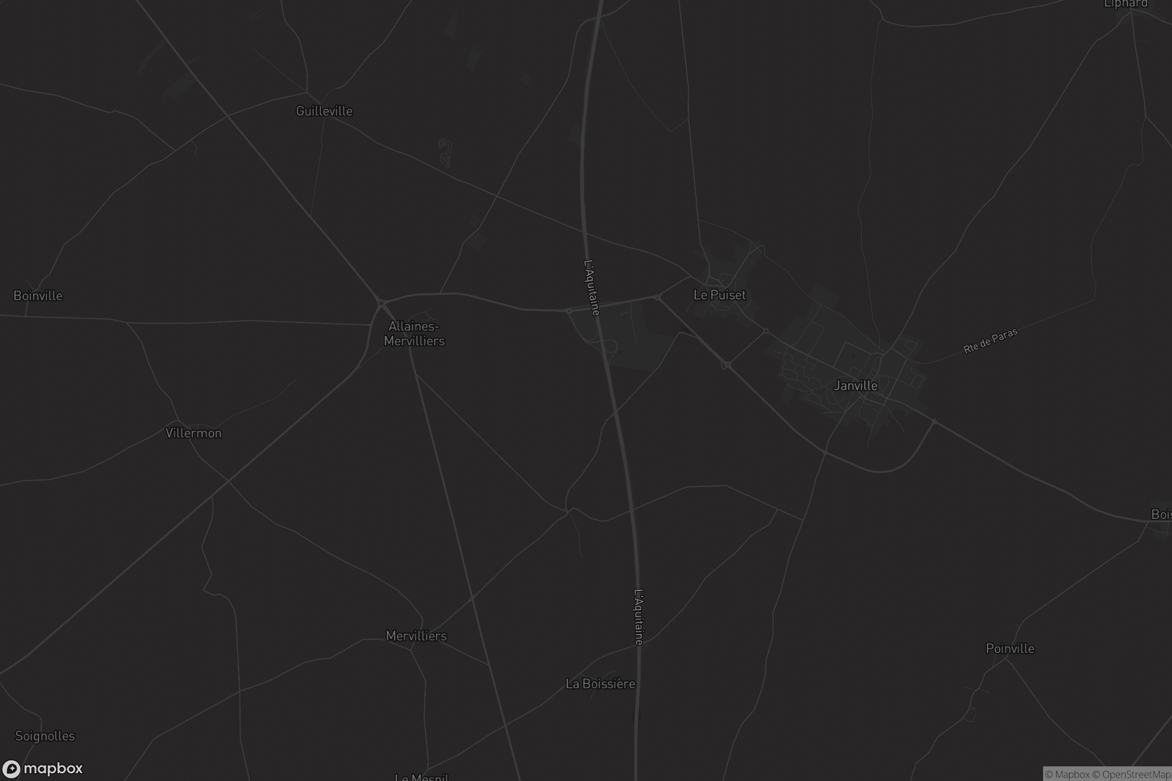 Carte de Janville-en-Beauce