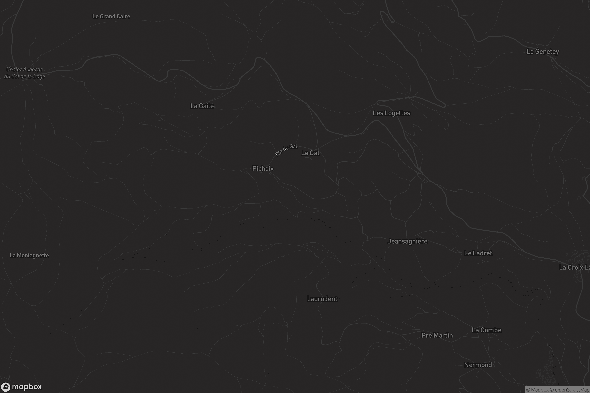 Carte de Jeansagnière