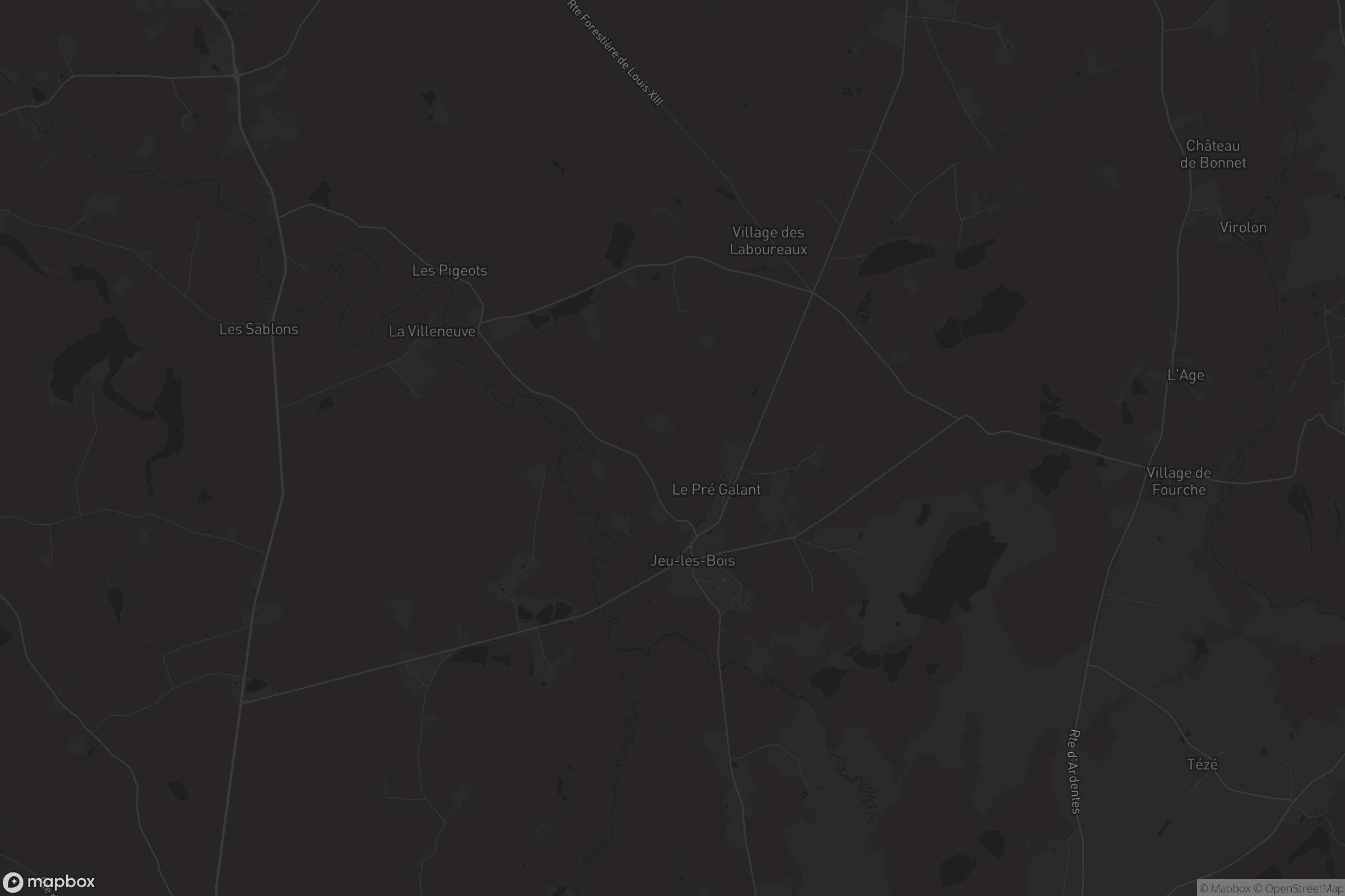 Carte de Jeu-les-Bois