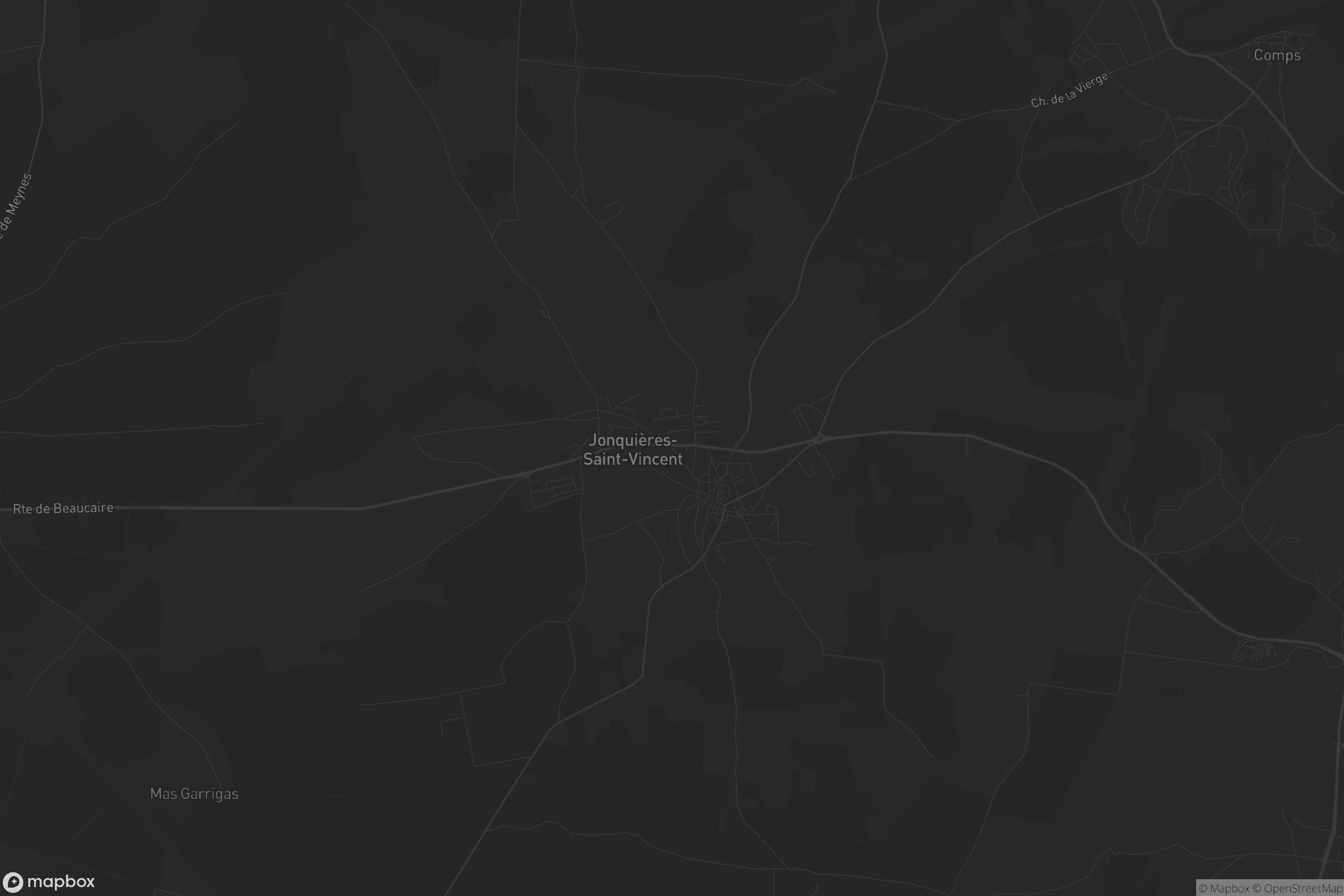 Carte de Jonquières-Saint-Vincent