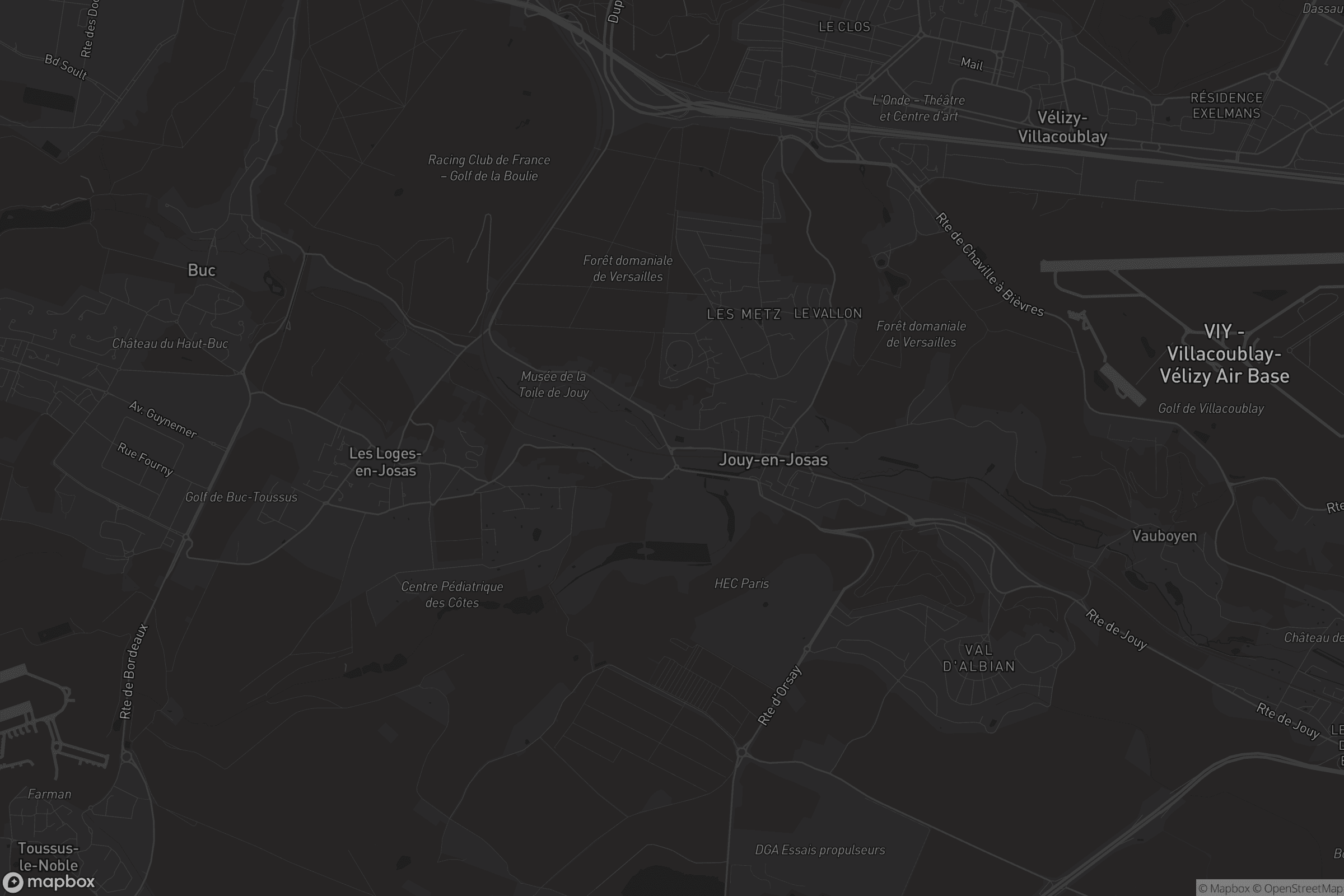 Carte de Jouy-en-Josas