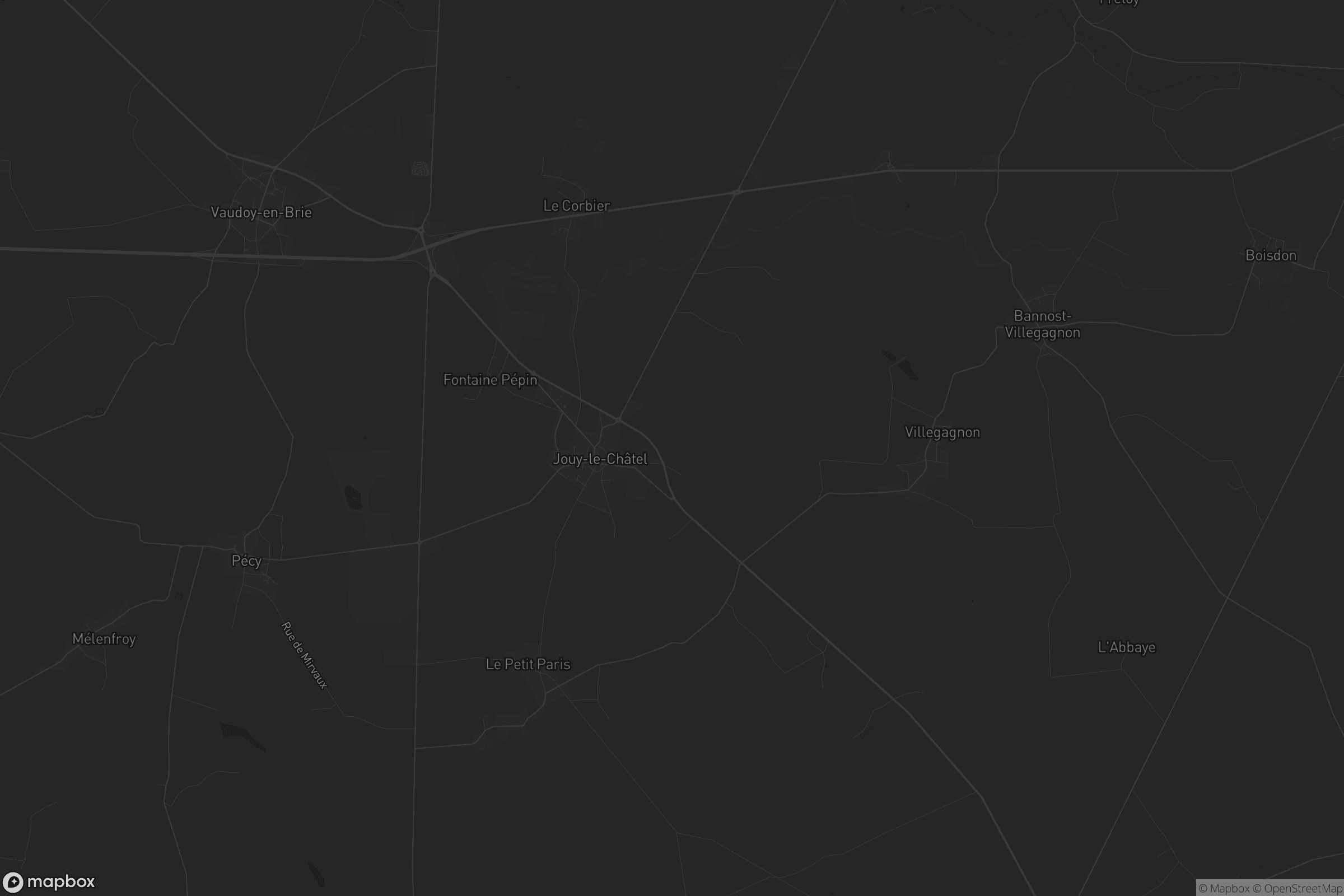 Carte de Jouy-le-Châtel