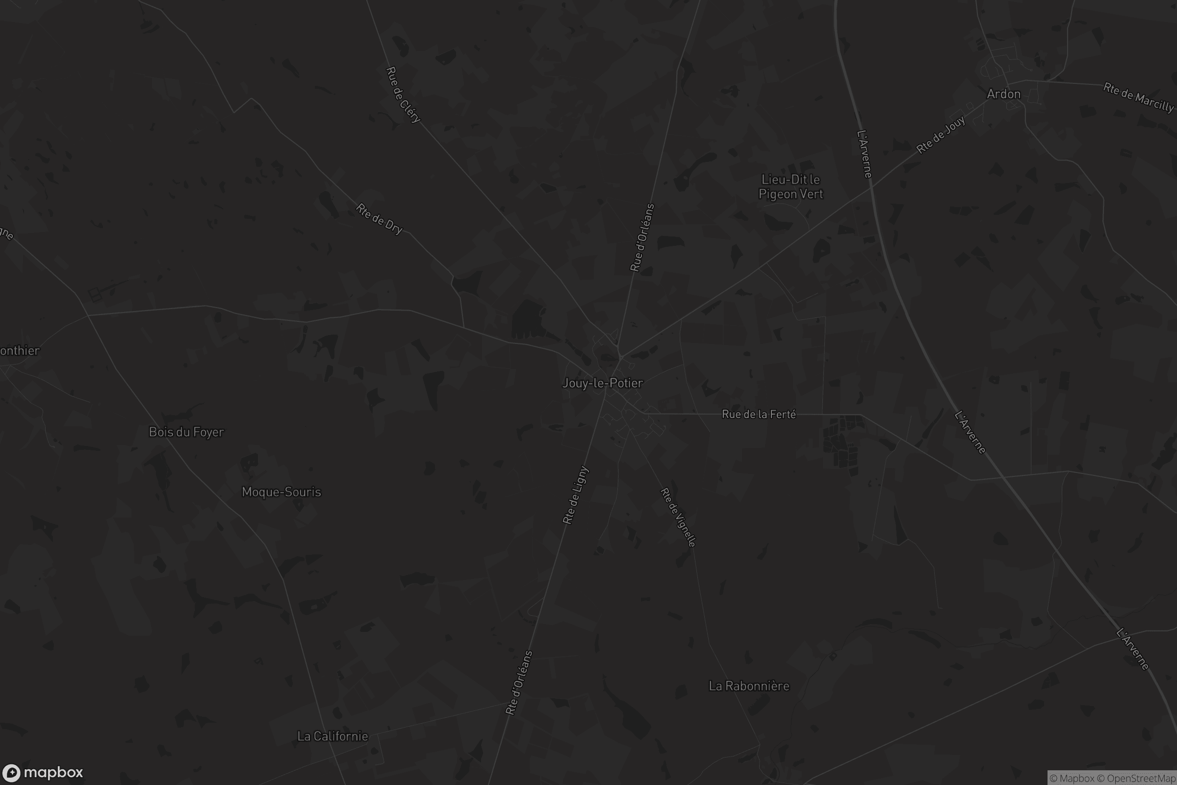 Carte de Jouy-le-Potier