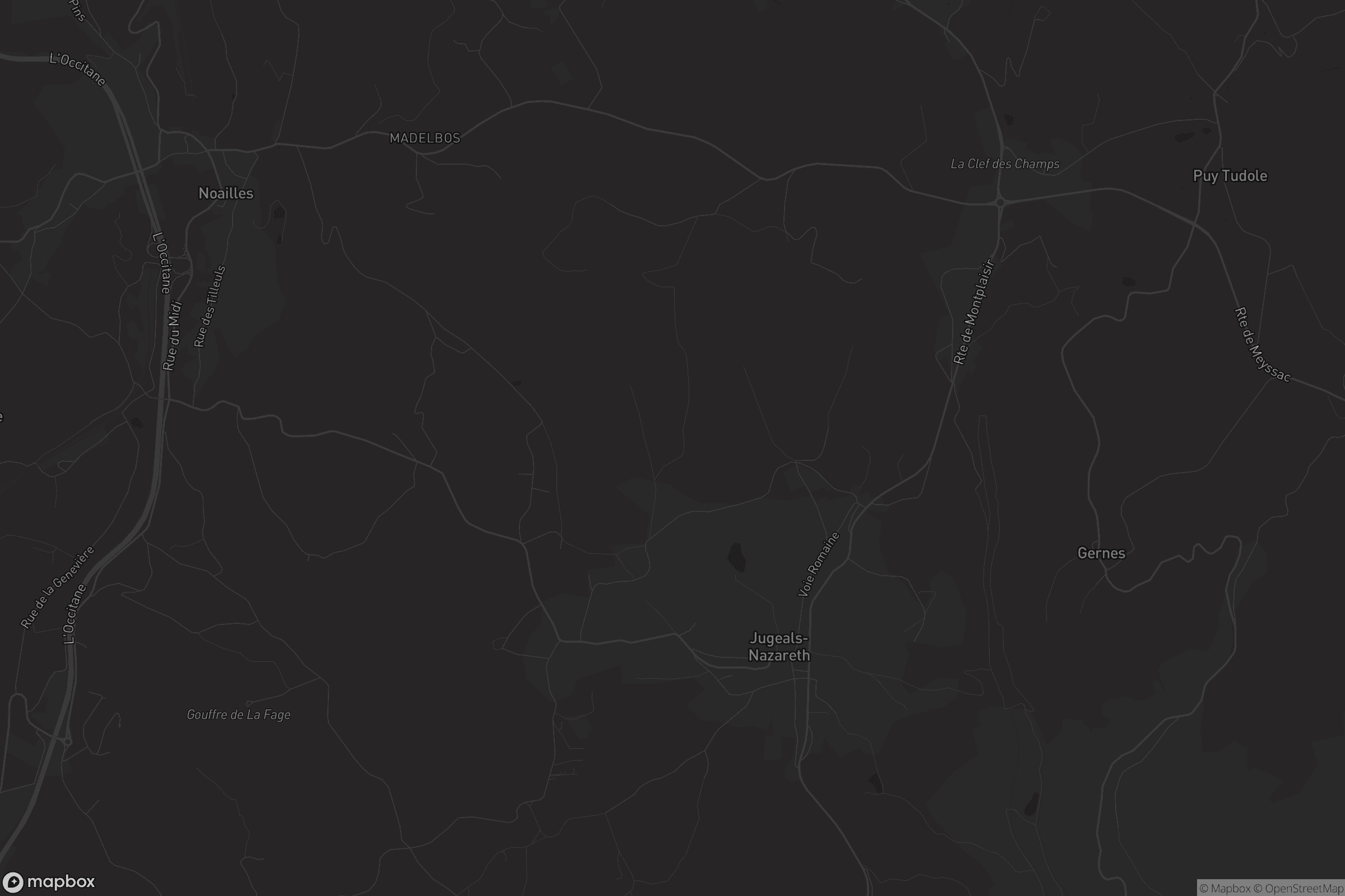 Carte de Jugeals-Nazareth